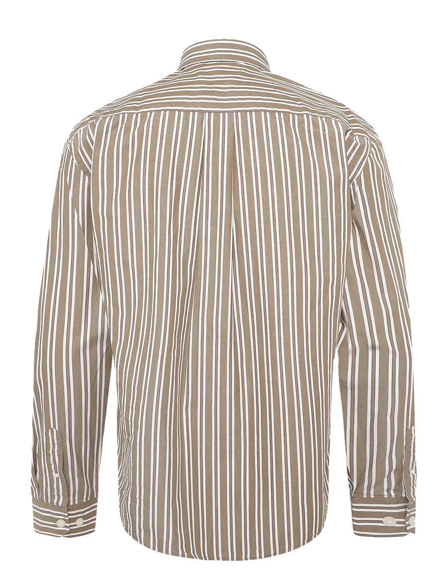 Casual Friday - CFLYON STRIPED SHIRT - svītraini krekli - cinnamon - 1
