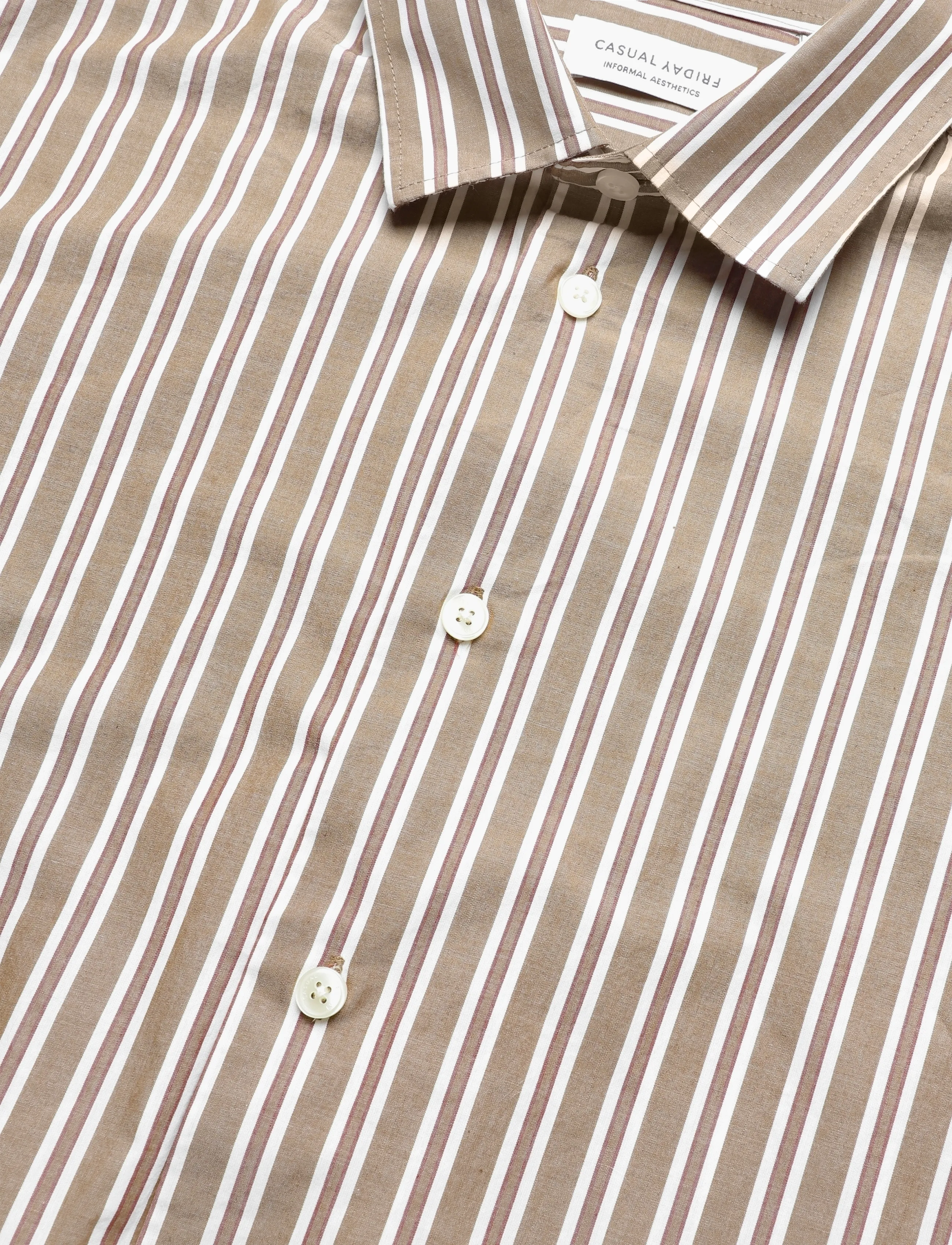 Casual Friday - CFLYON STRIPED SHIRT - cinnamon - 2