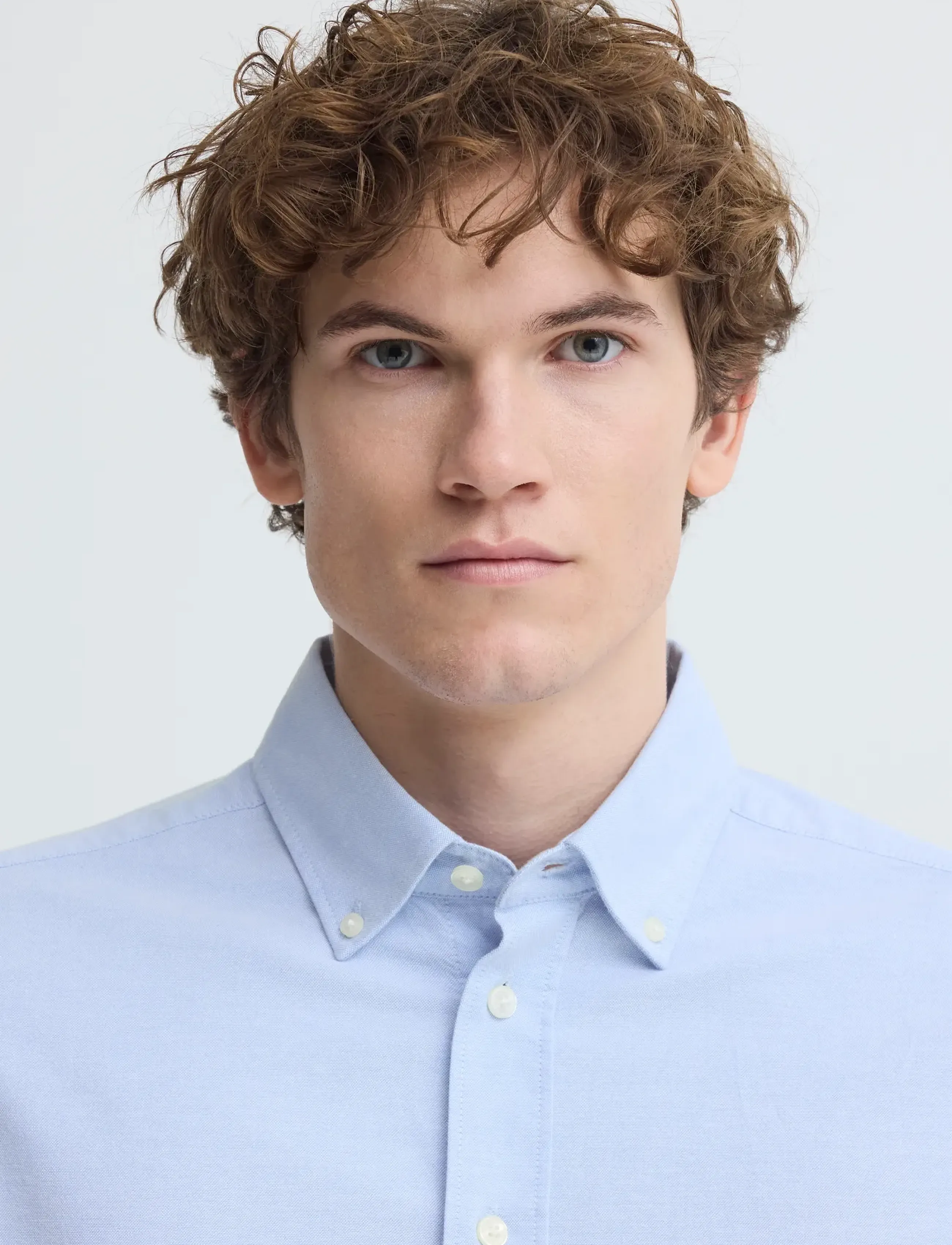 Casual Friday - CFNANTES OXFORD SHIRT - höstfynd - ashley blue - 4