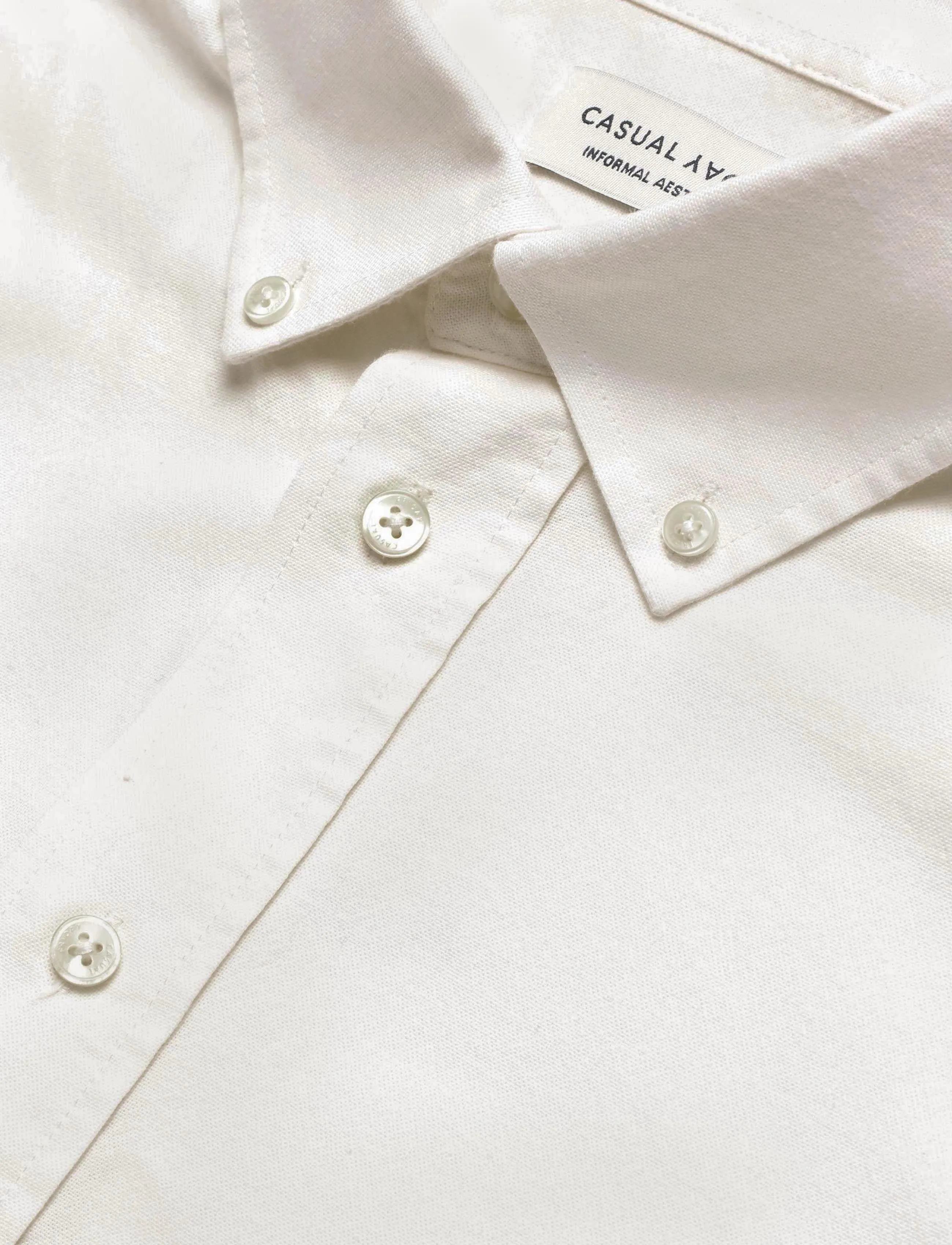 Casual Friday - CFNANTES OXFORD SHIRT - oxford-skjortor - cloud dancer - 2