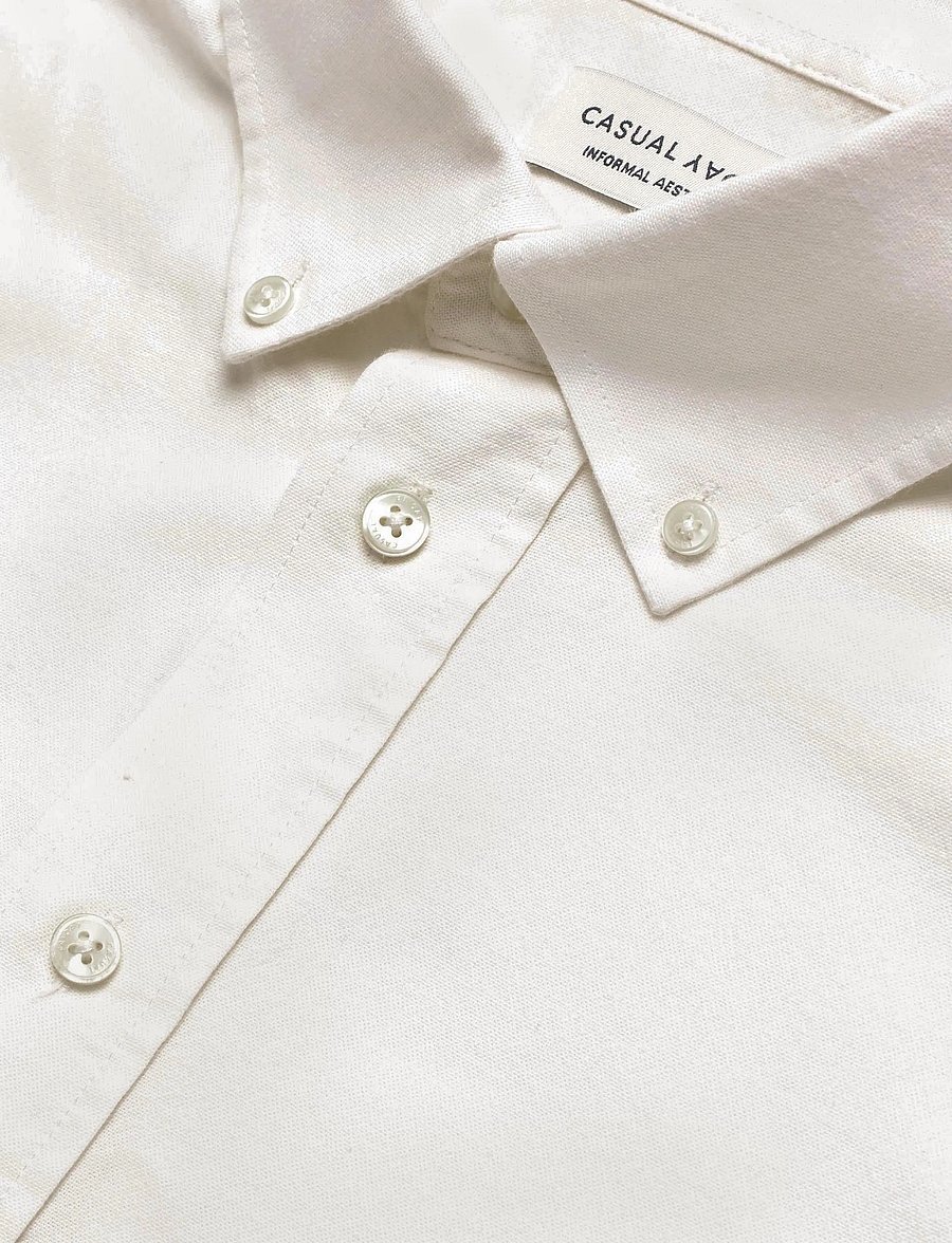Casual Friday - CFNANTES OXFORD SHIRT - oxford-hemden - cloud dancer - 2