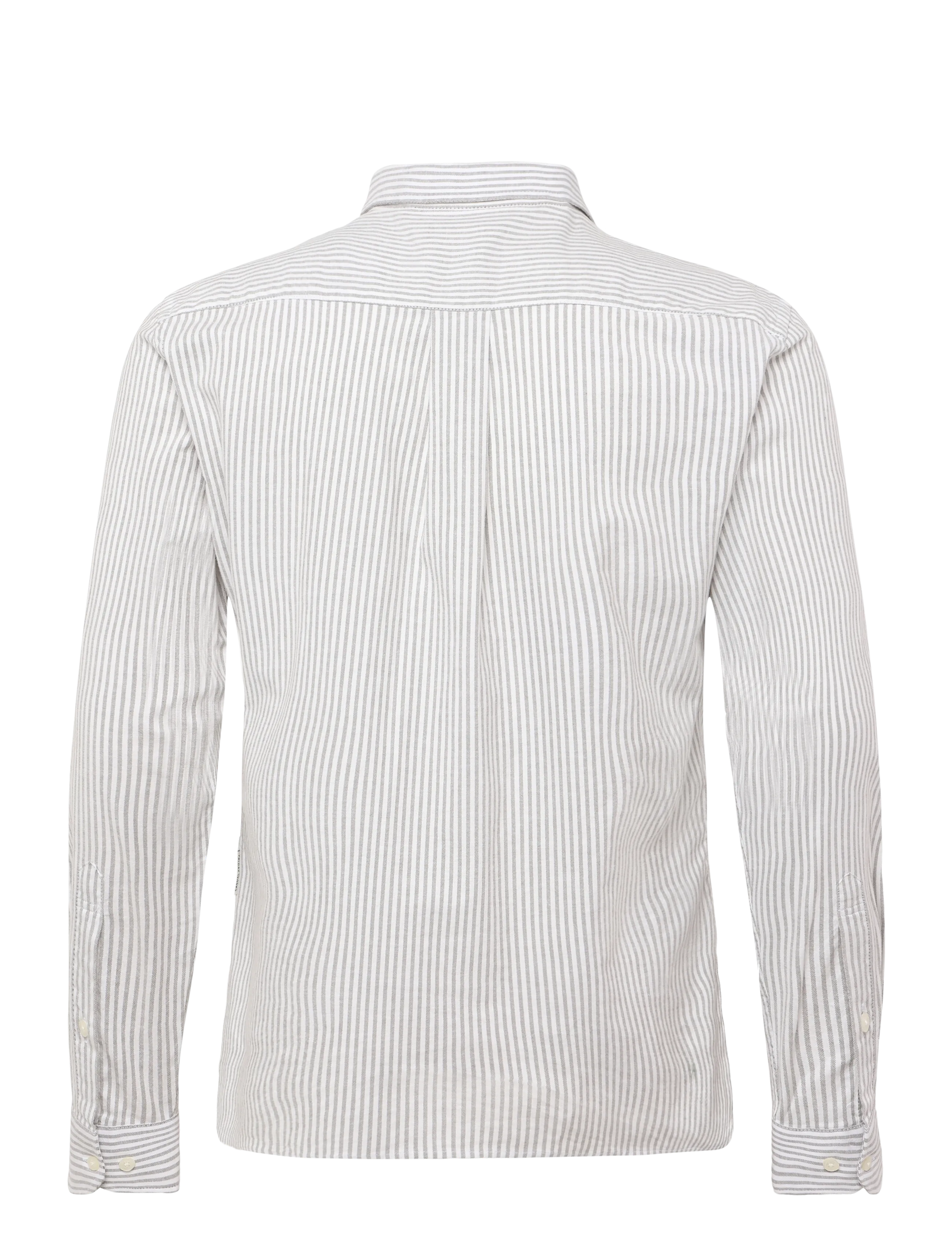 Casual Friday - CFLILLE OXFORD STRIPE SHIRT - gestreifte hemden - burnt olive - 1