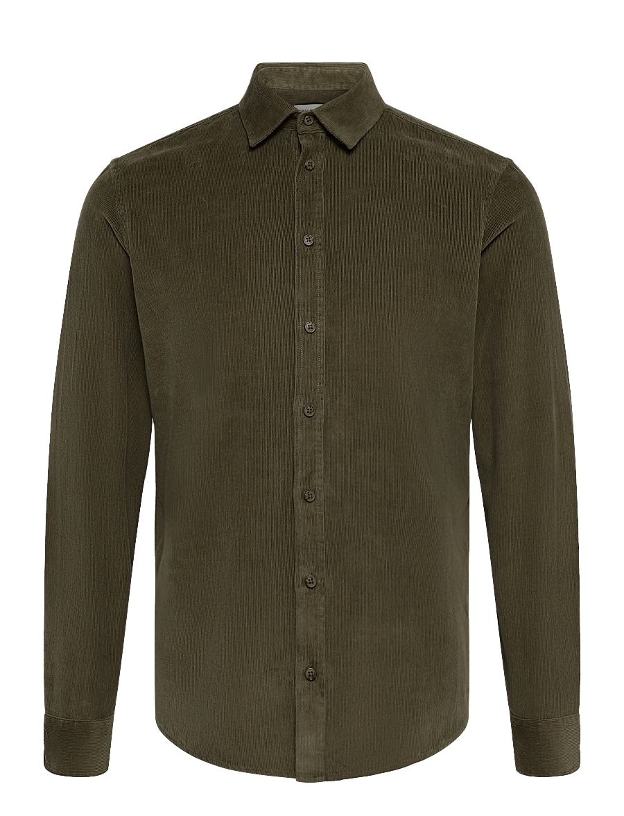 Casual Friday - CFREIMS BABY CORD SHIRT - corduroy shirts - burnt olive - 0