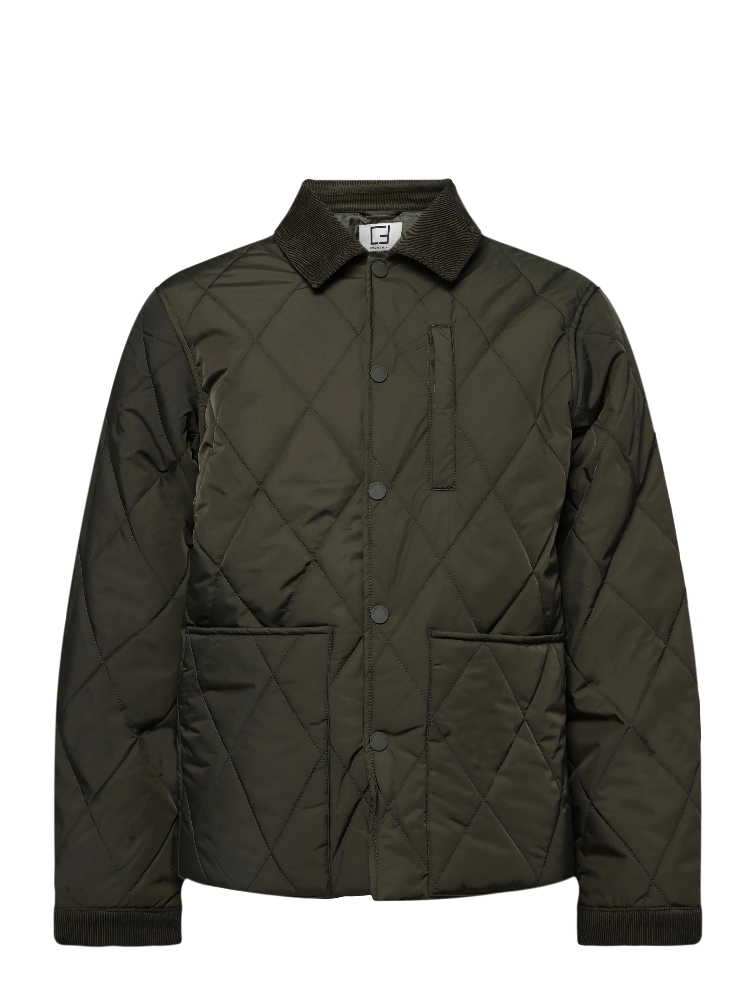 Casual Friday CFBENJA QUILT JACKET - Gesteppt - ELEGANCE / khaki/green