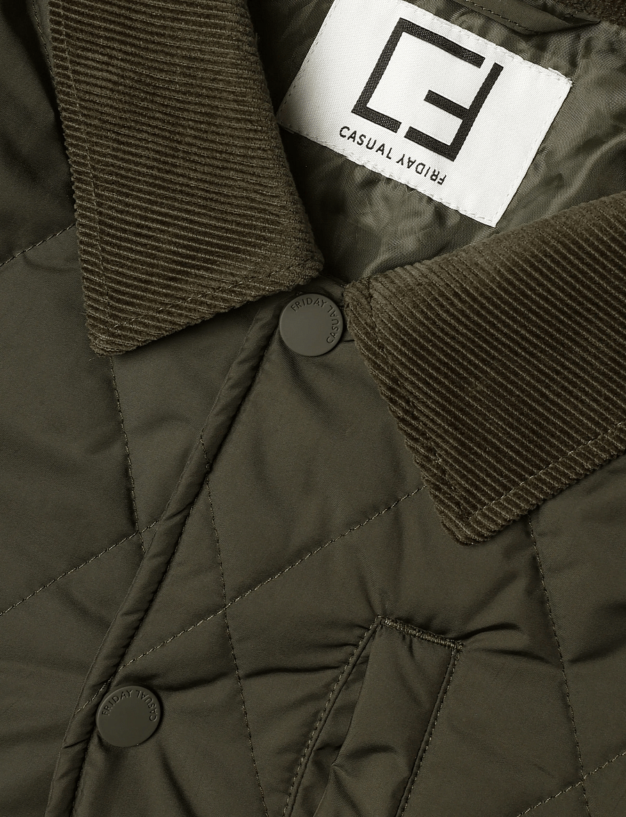 Casual Friday - CFBENJA QUILT JACKET - höstjackor - elegance - 2