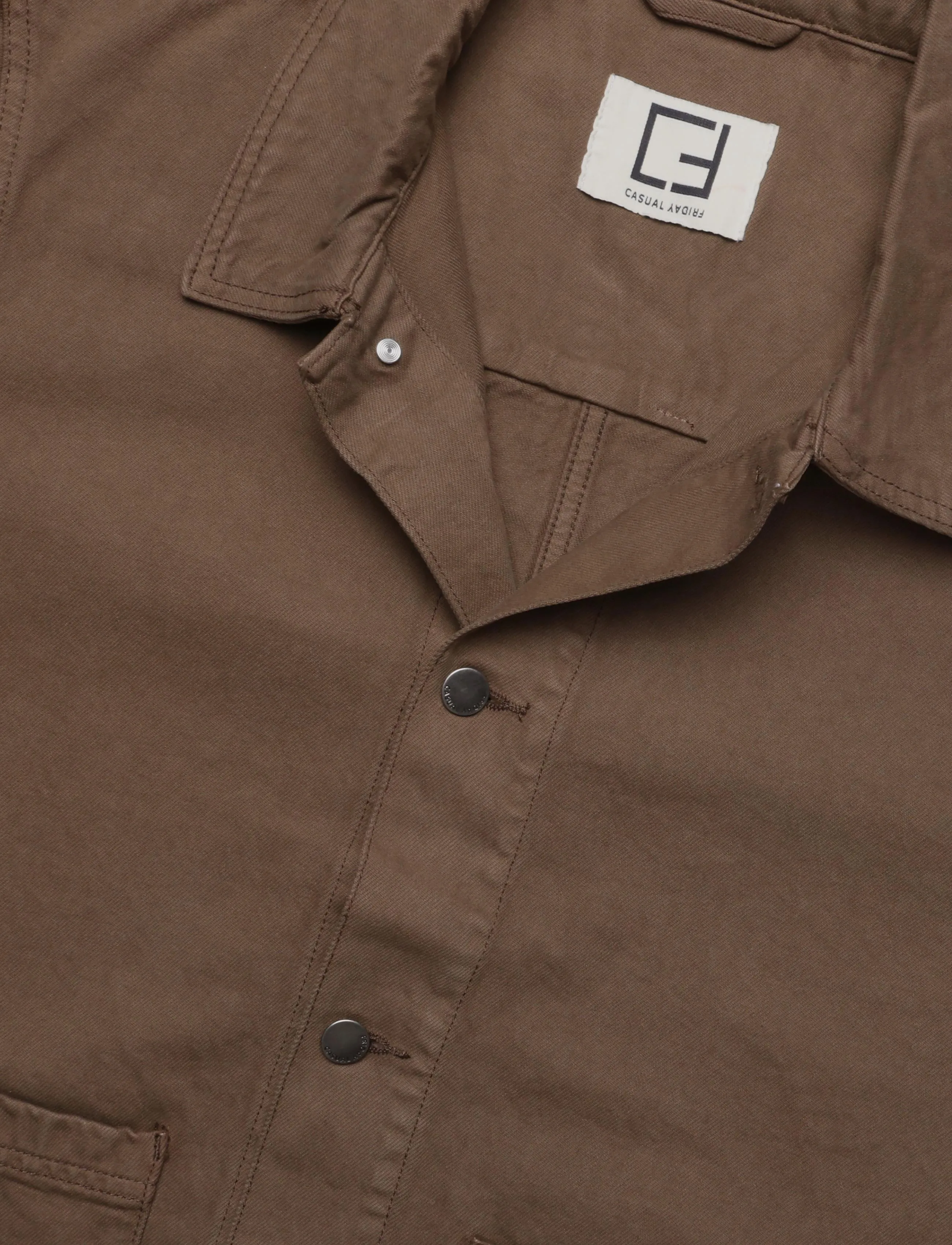 Casual Friday - CFFRANCO 0307 TWILL JACKET - chocolate chip - 2