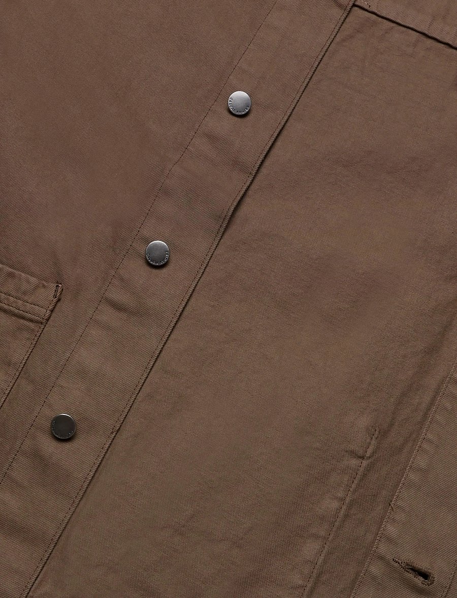 Casual Friday - CFFRANCO 0307 TWILL JACKET - höstjackor - chocolate chip - 4