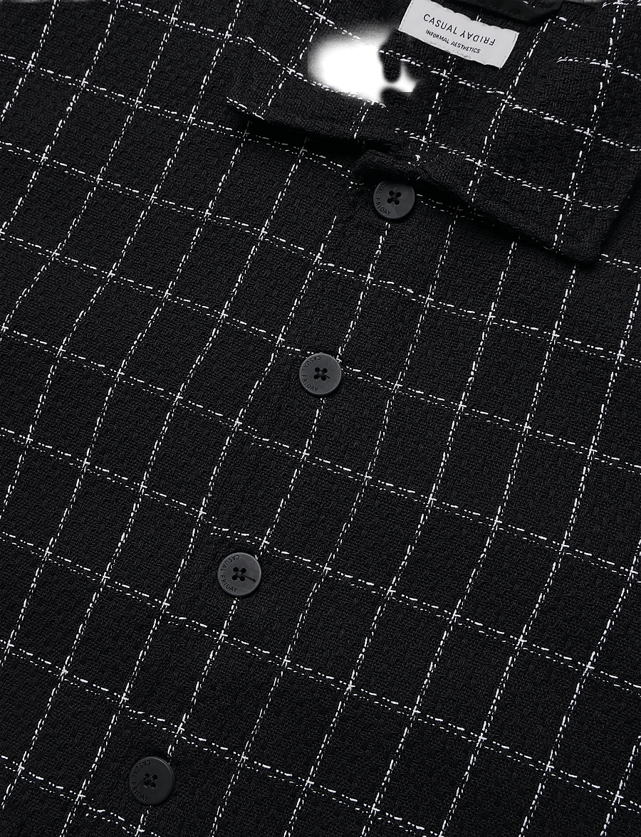 Casual Friday - CFSALAZAR JAQUARD OVERSHIRT - höstjackor - cfsalazar - 2