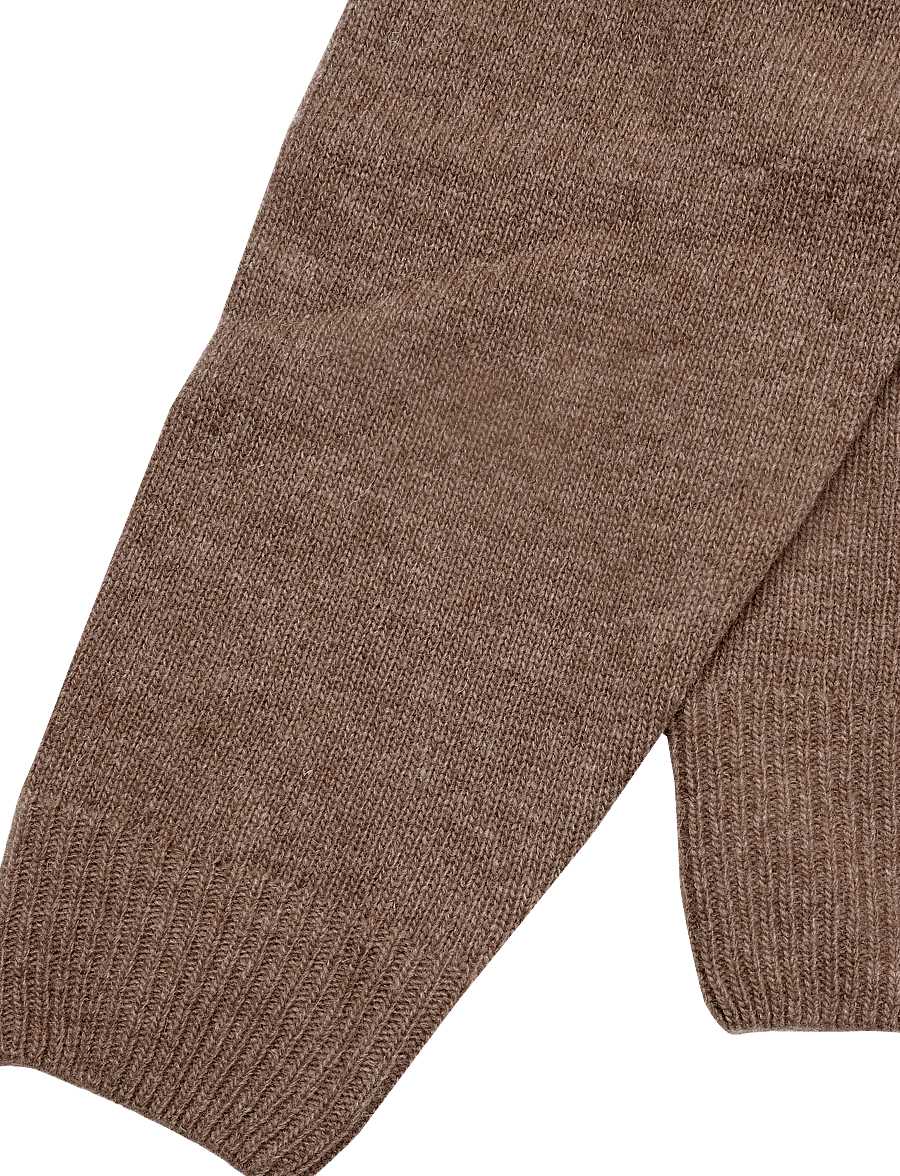 Casual Friday - CFRIO LAMBSWOOL POLO CARDIGAN - kardiganid - chocolate chip melange - 3
