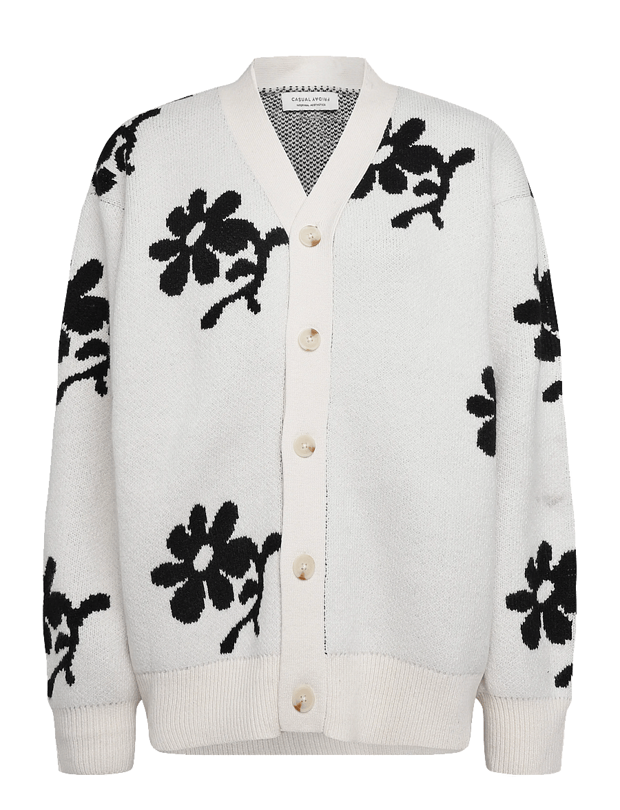 Casual Friday - CFDIA INTARCIA KNIT CARDIGAN - kardiganid - turtledove - 0