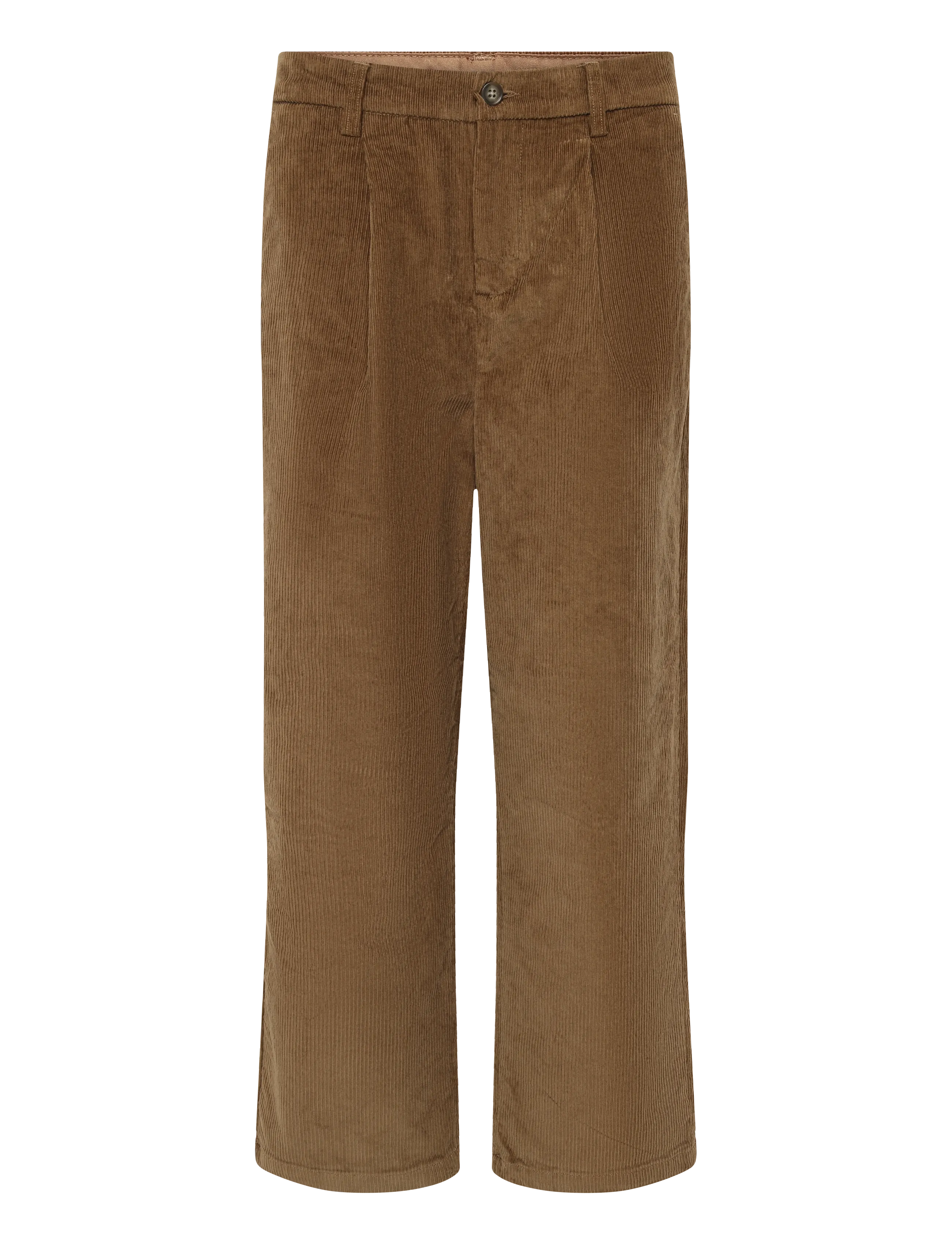 Casual Friday CFAMUNDSEN 0228 CORDUROY PANTS - Vabaajapüksid - SEPIA / brown