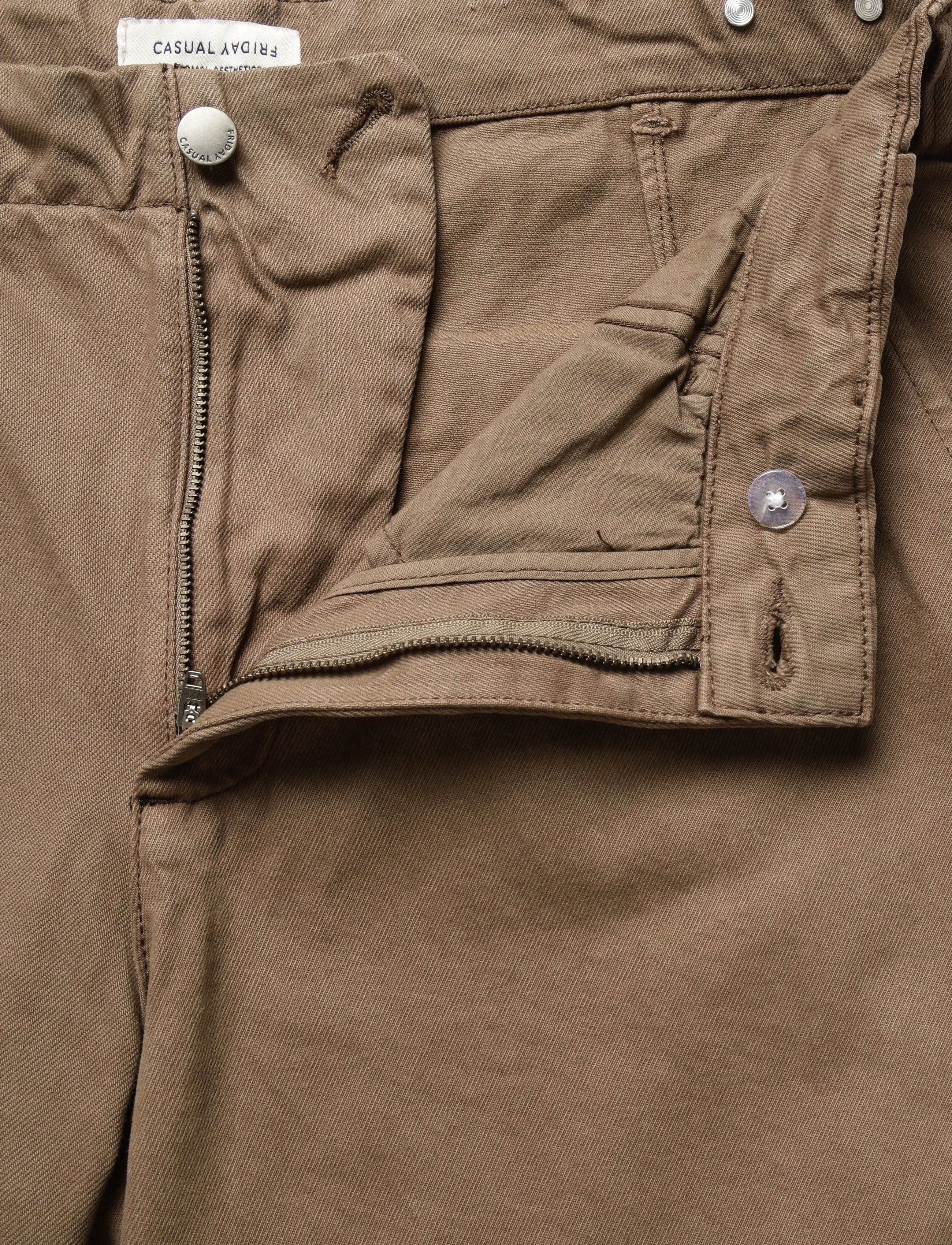 Casual Friday - CFVALER 0307 PLEATED PANTS - casual trousers - chocolate chip - 3