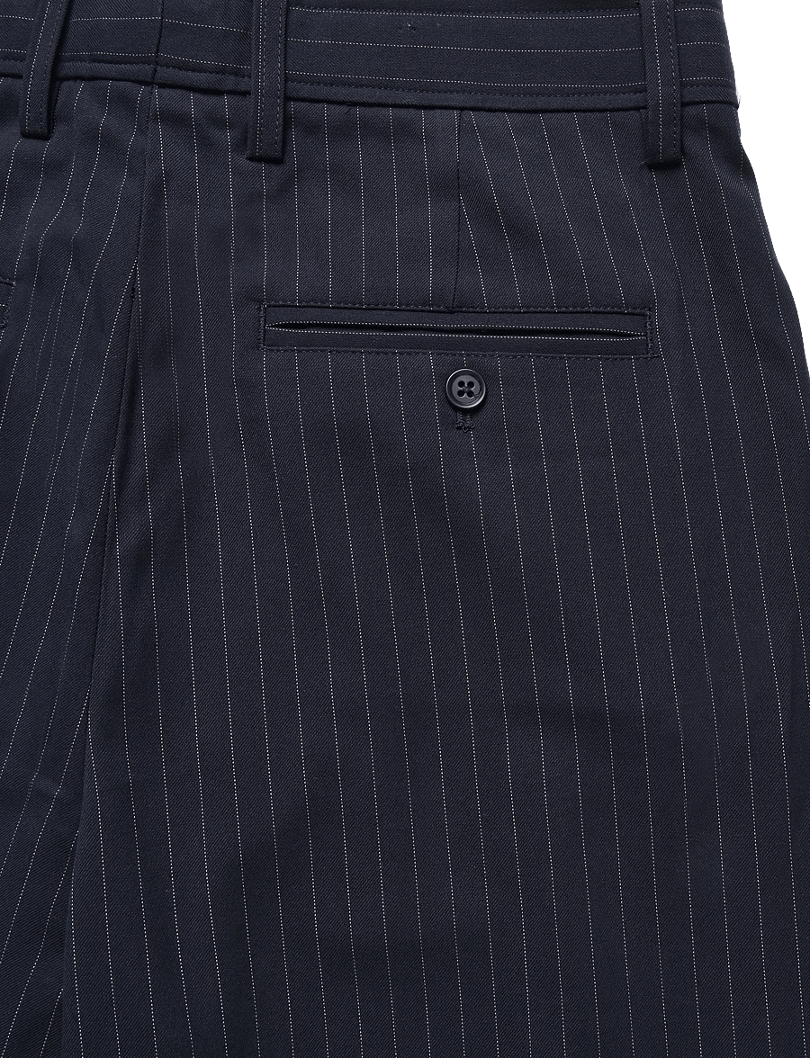Casual Friday - CFGRANT 2.0 0311 WIDE PANTS - Ülikonnapüksid - dark navy - 2