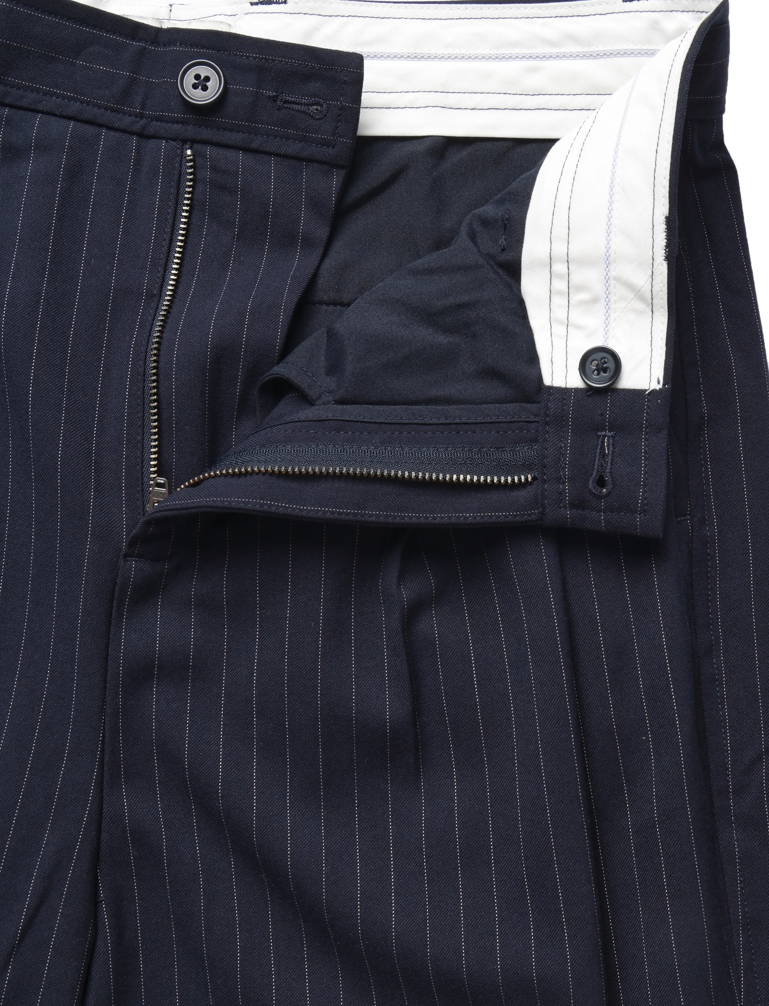 Casual Friday - CFGRANT 2.0 0311 WIDE PANTS - Ülikonnapüksid - dark navy - 3