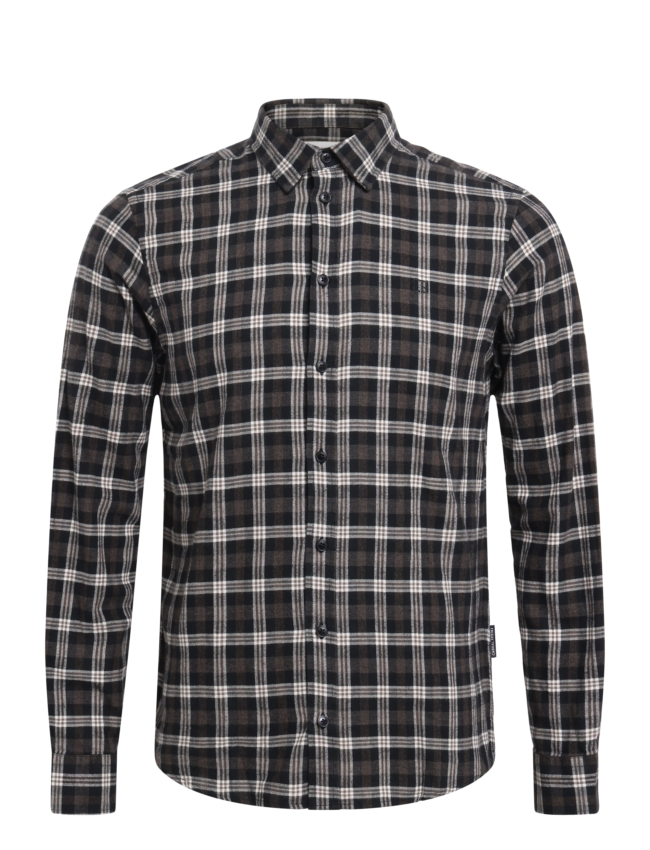 Casual Friday CFJOSE 0159 SHIRT - Ruudulised särgid - CHARCOAL MELANGE / grey