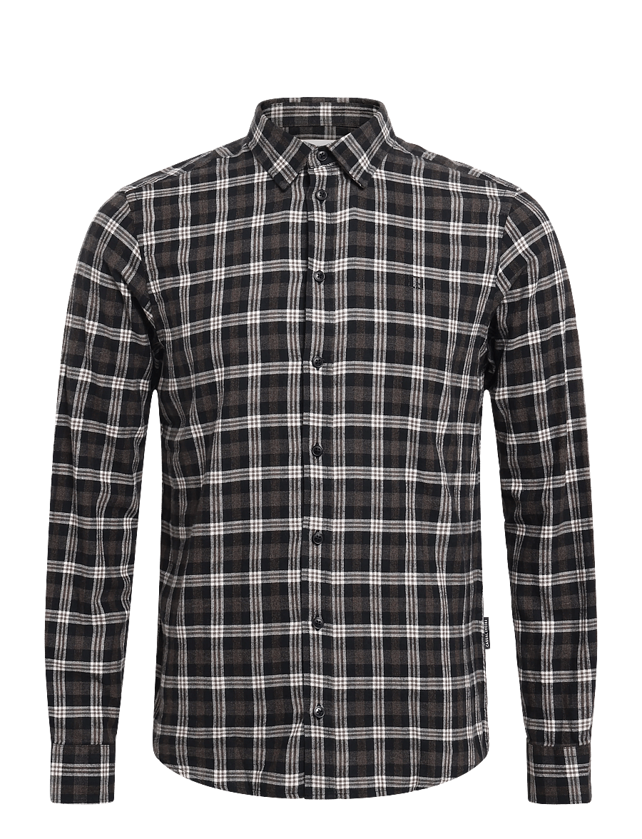Casual Friday - CFJOSE 0159 SHIRT - karierte hemden - charcoal melange - 0