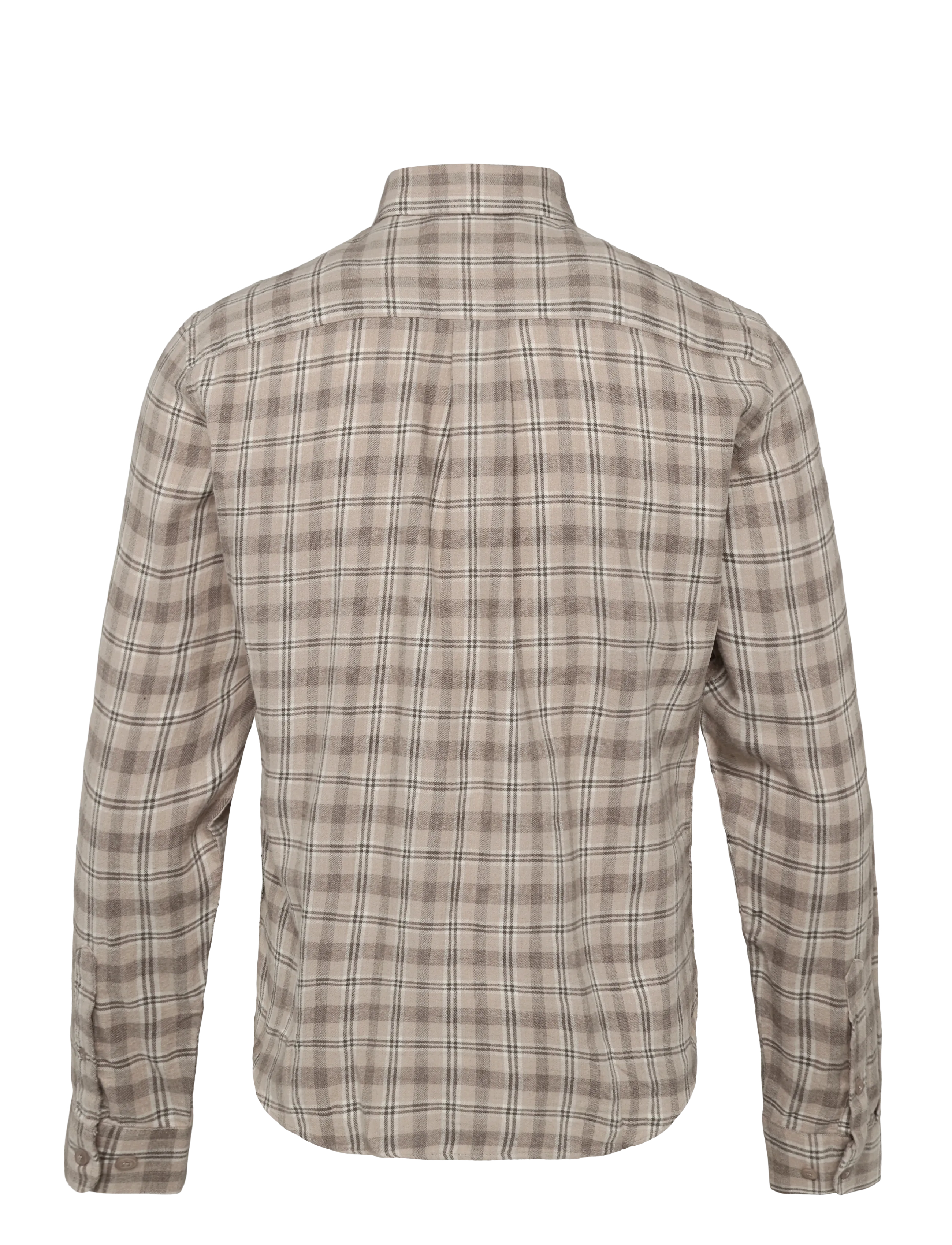 Casual Friday - CFJOSE 0159 SHIRT - ruudulised särgid - simply taupe - 1