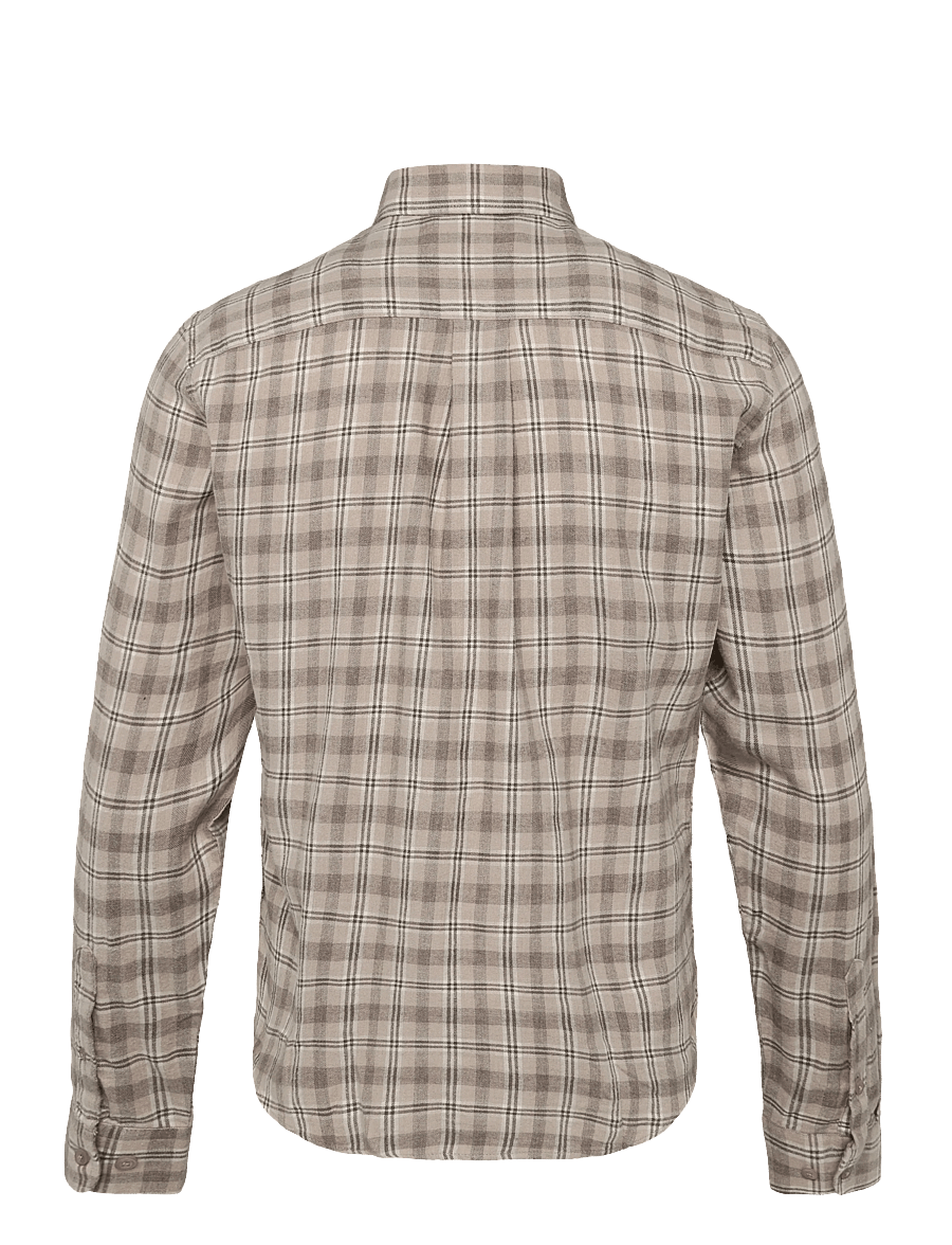 Casual Friday - CFJOSE 0159 SHIRT - ruudulised särgid - simply taupe - 1