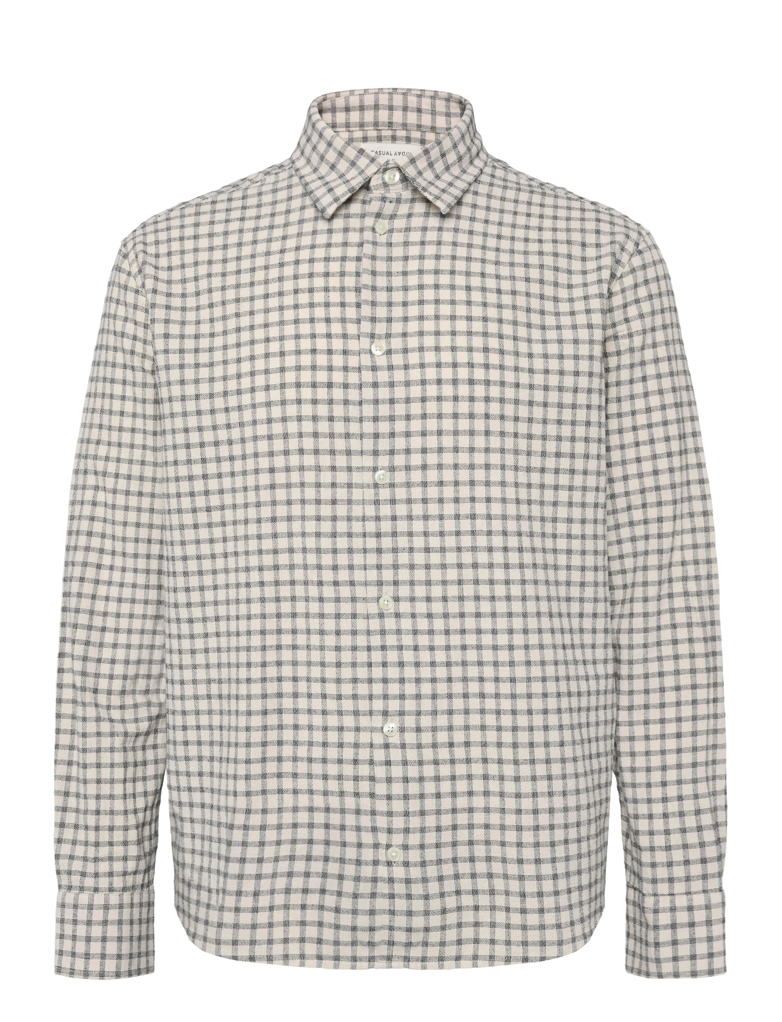 Casual Friday CFJOAQUIN CHECK SHIRT - Riided - TURTLEDOVE / cream