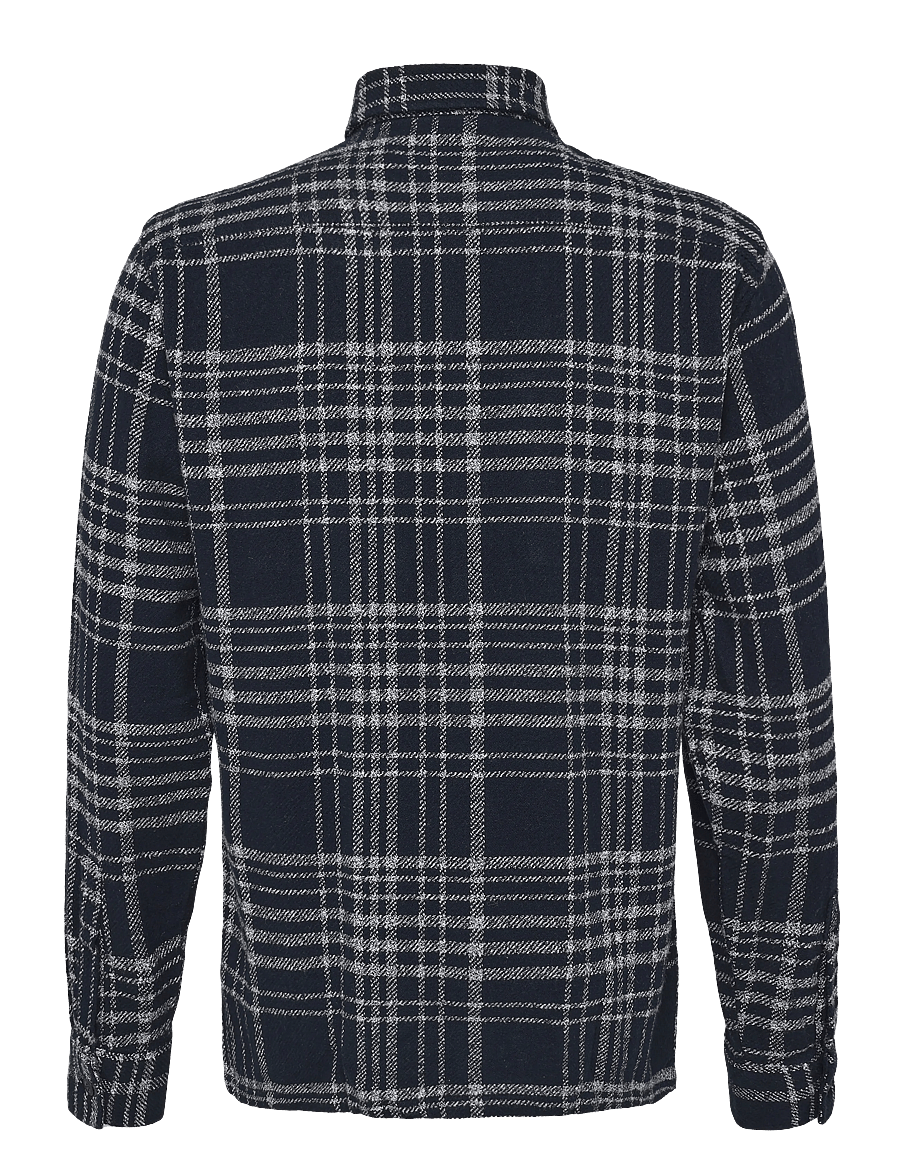 Casual Friday - CFPEREZ CHECKED OVERHIRT - flanellsärgid - after midnight - 1