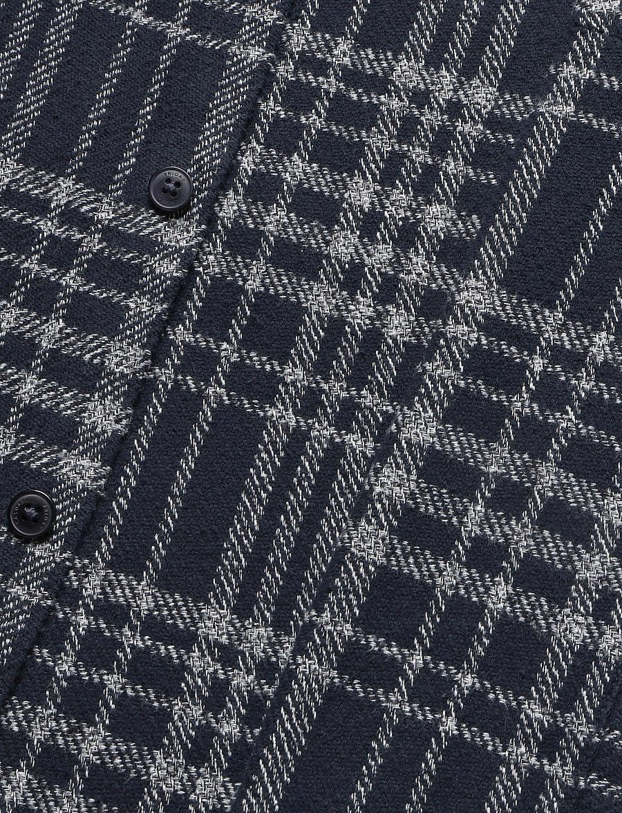 Casual Friday - CFPEREZ CHECKED OVERHIRT - flanellsärgid - after midnight - 3