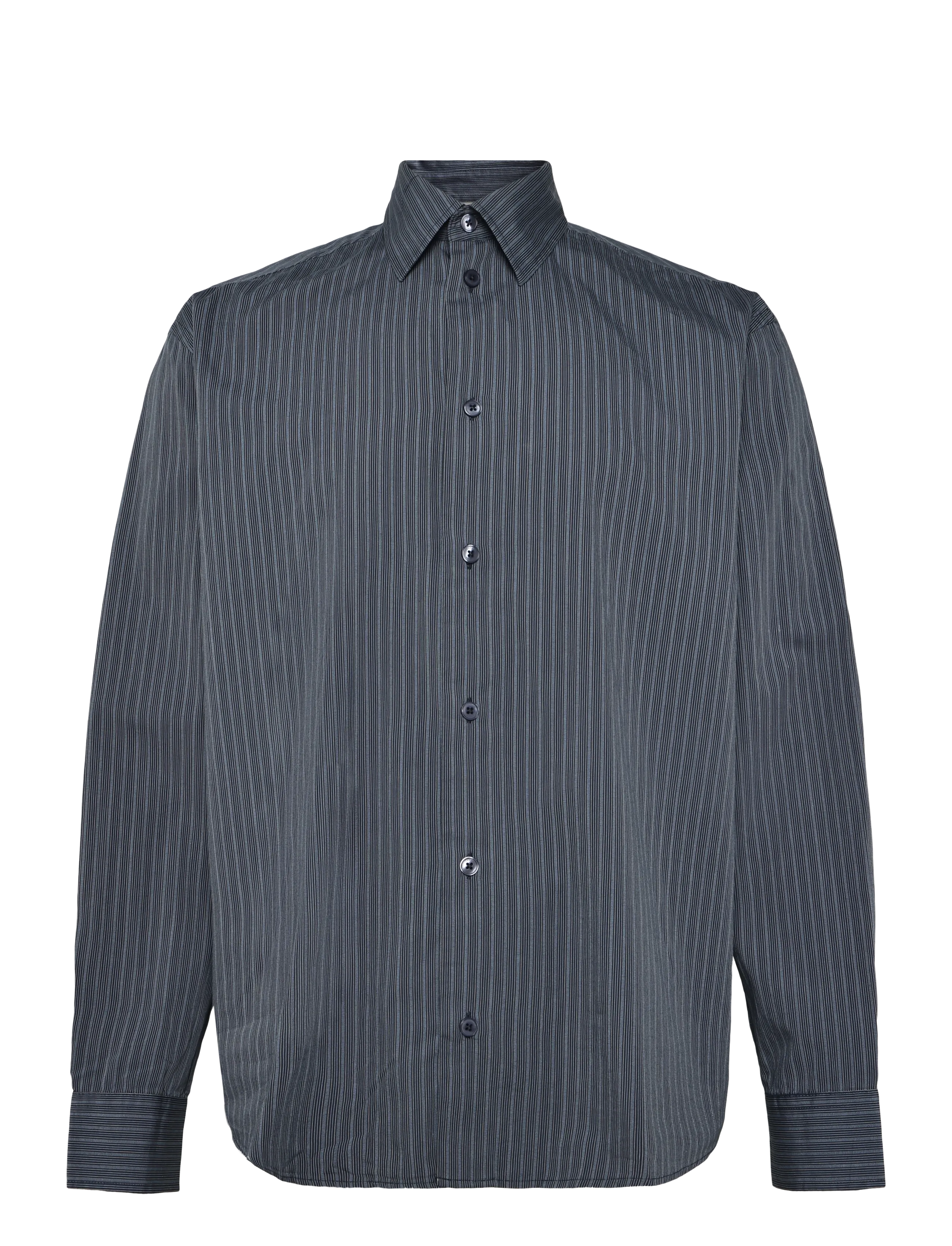 Casual Friday CFIVAN STRIPED SHIRT - Kollektioner - AFTER MIDNIGHT / navy