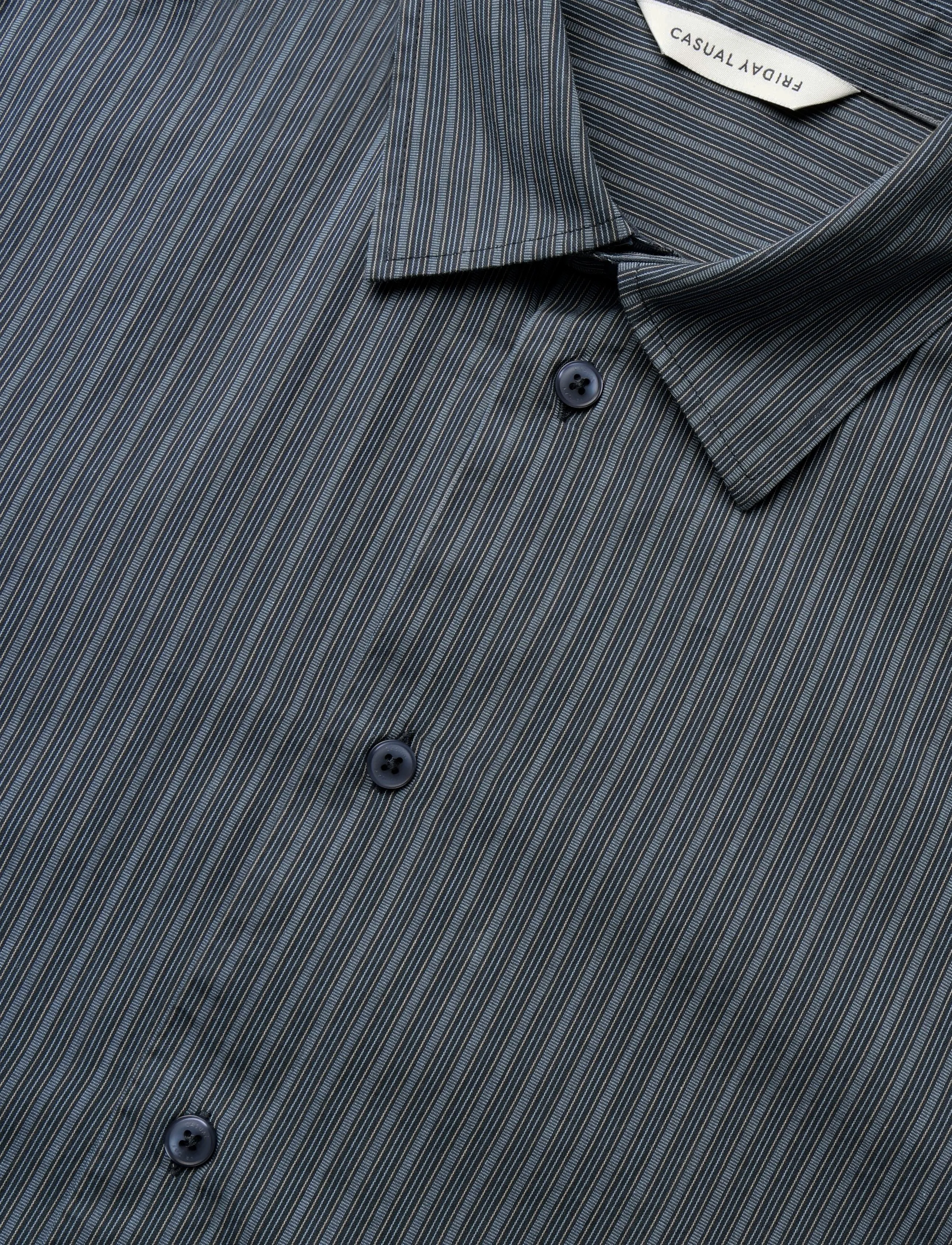 Casual Friday - CFIVAN STRIPED SHIRT - after midnight - 2