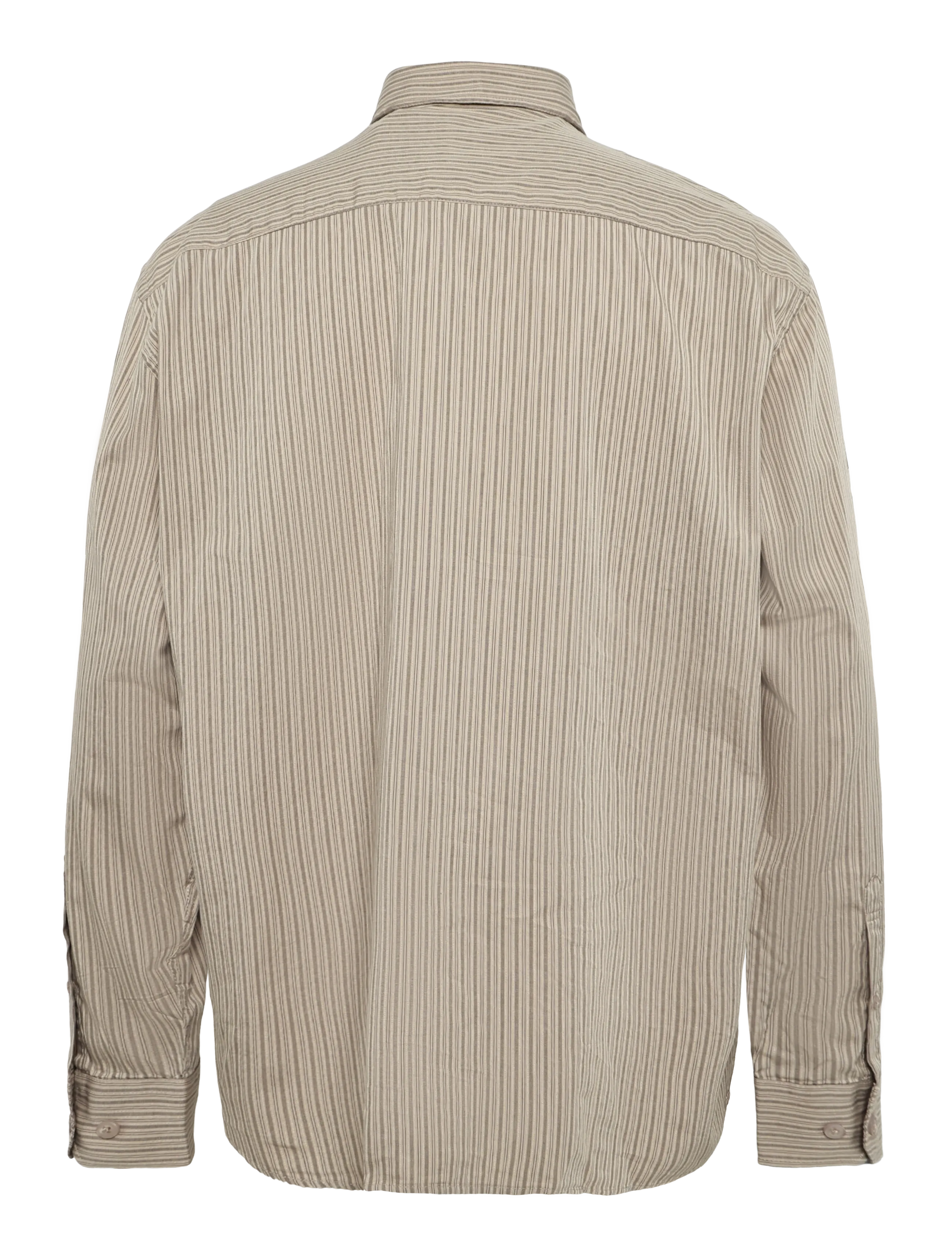 Casual Friday - CFIVAN STRIPED SHIRT - striped shirts - simply taupe - 1