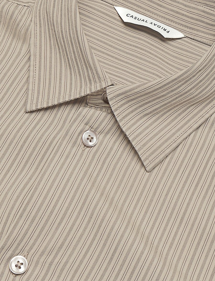 Casual Friday - CFIVAN STRIPED SHIRT - striped shirts - simply taupe - 2
