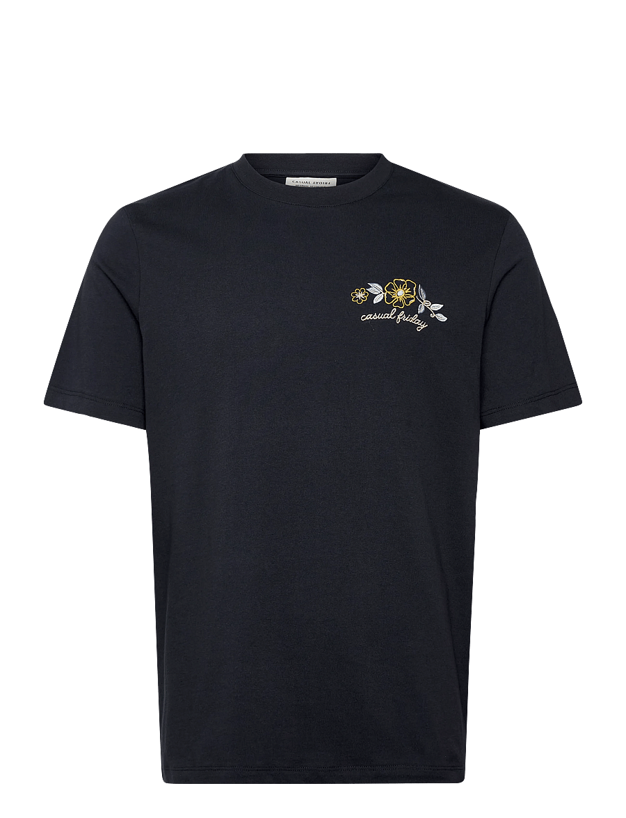 Casual Friday - CFLUCAS 0315 T-SHIRT - kurzärmelige t-shirts - after midnight - 0