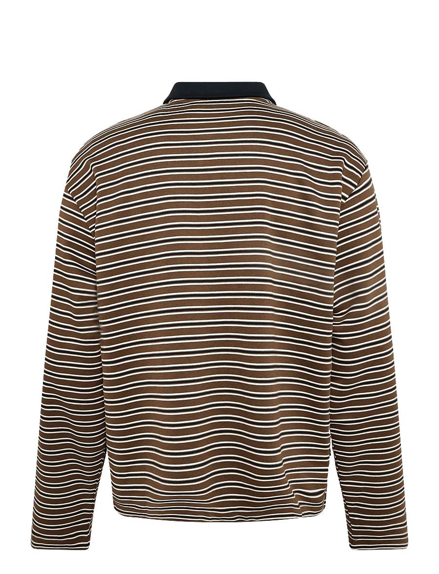 Casual Friday - CFMARCO SWEAT - långärmade stickade pikétröjor - sepia - 1