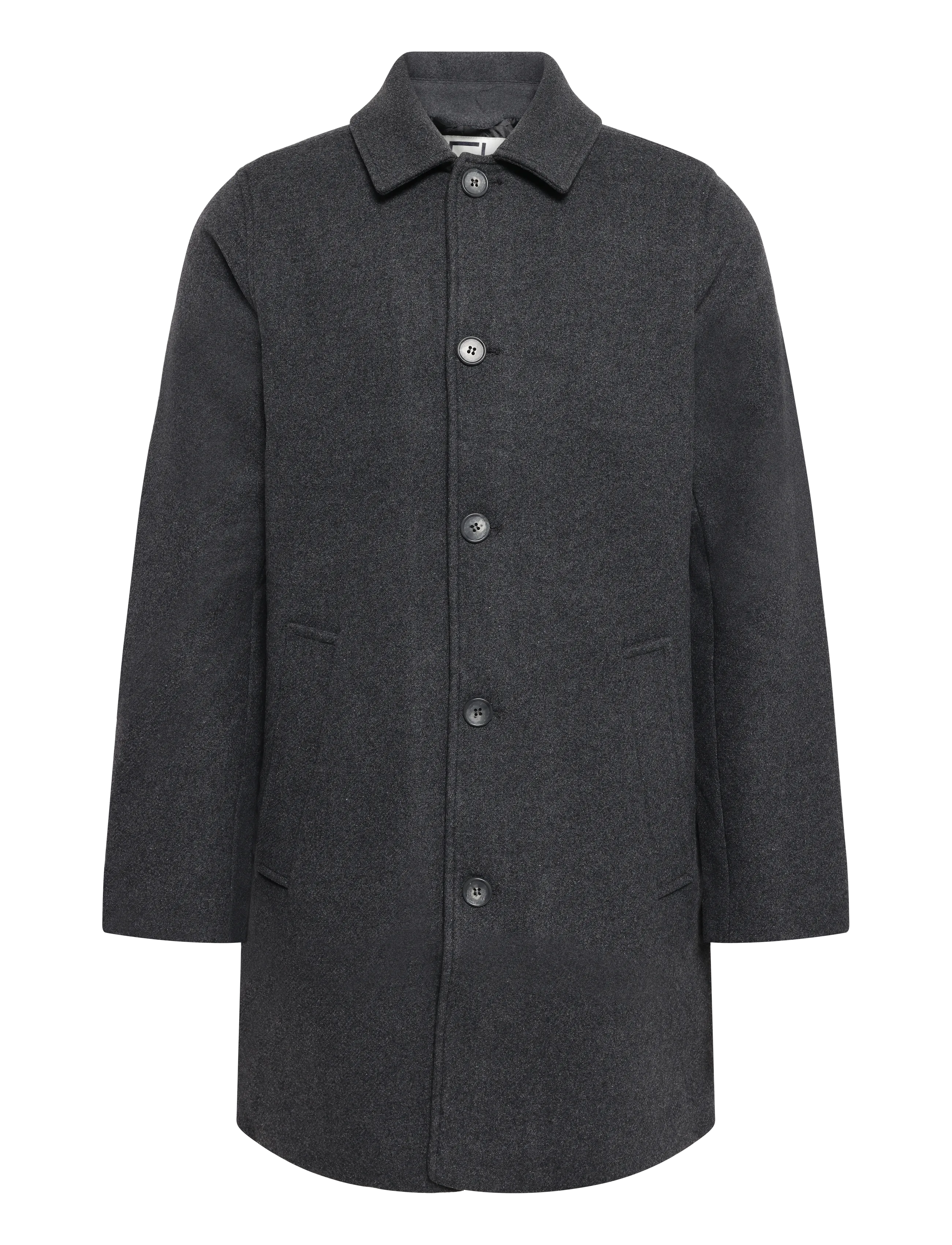 Casual Friday CFEZEQUIEL 0365 OUTERWEAR - Wollmäntel - CHARCOAL GRAY MELANGE / grey