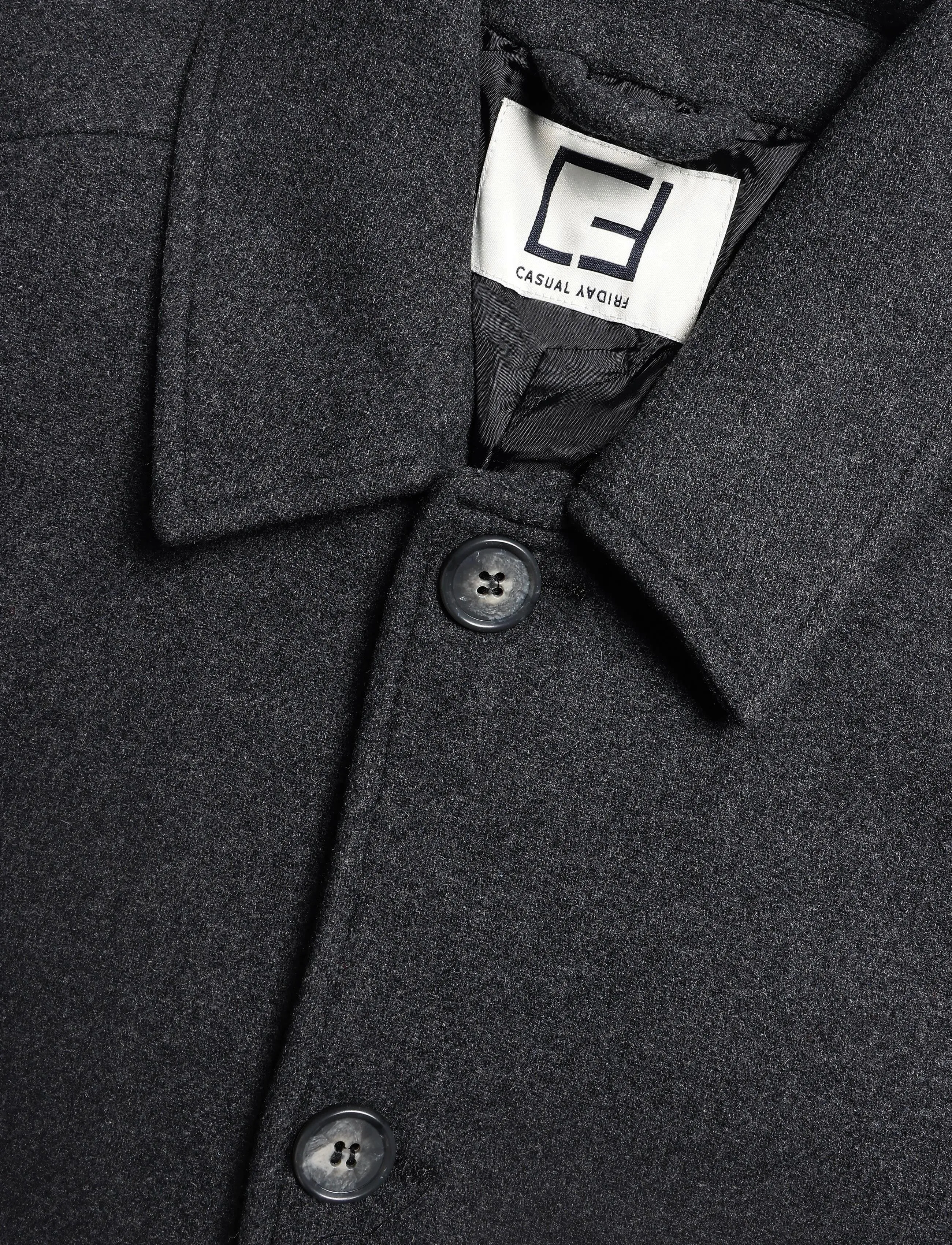 Casual Friday - CFEZEQUIEL 0365 OUTERWEAR - charcoal gray melange - 2