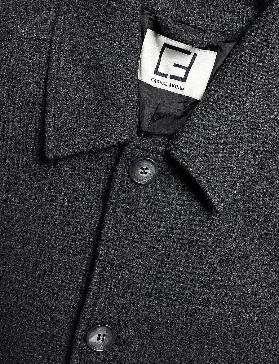 Casual Friday - CFEZEQUIEL 0365 OUTERWEAR - vinterjakker - charcoal gray melange - 2