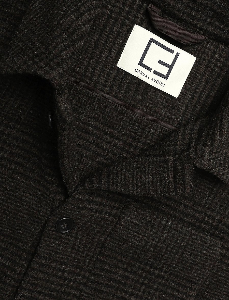 Casual Friday - CFPABLO JACKETS - winter jackets - seal brown - 2