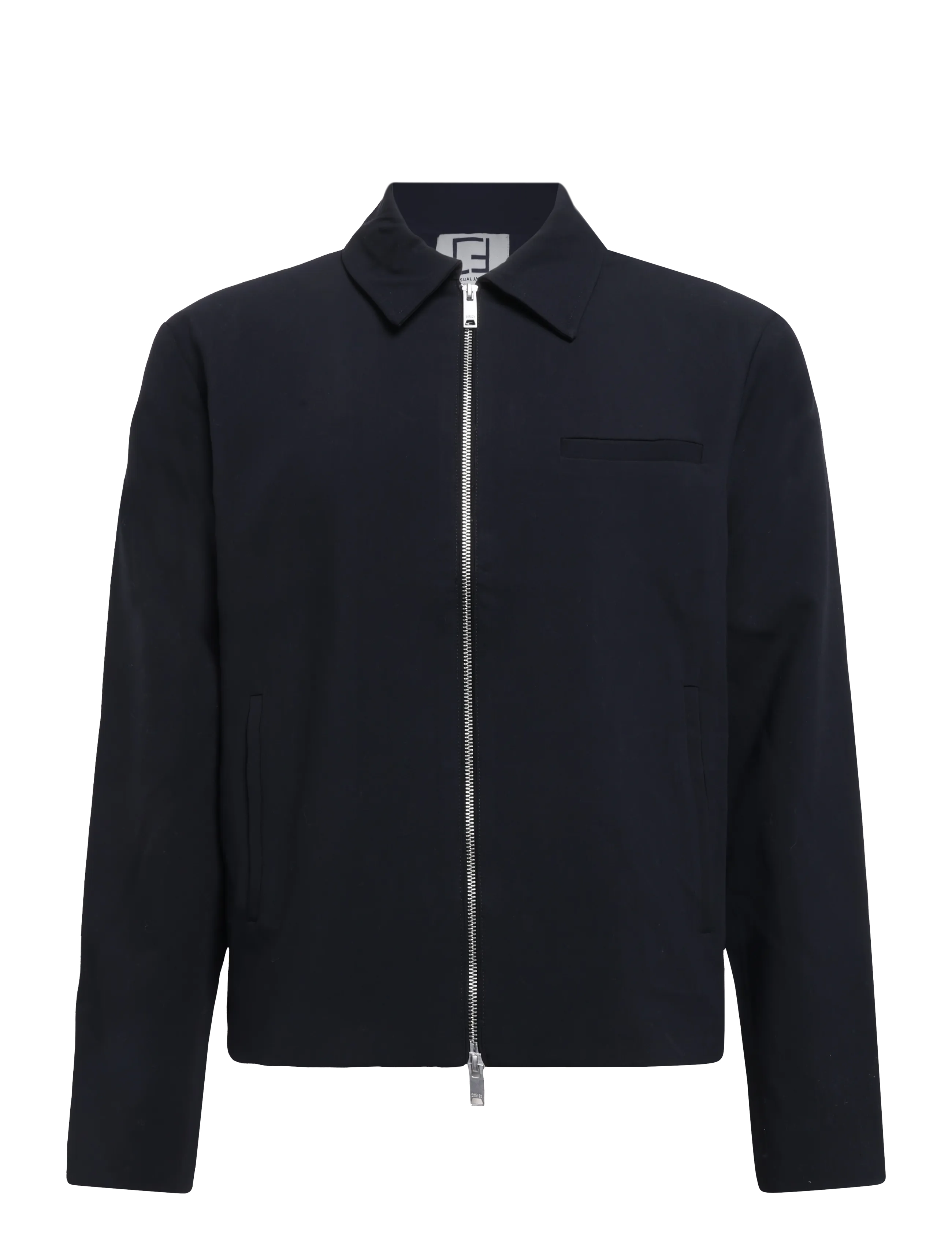 Casual Friday CFASK 0331 STRETCH SHACKET - Jacken & Mäntel - BLACK BEAUTY / black