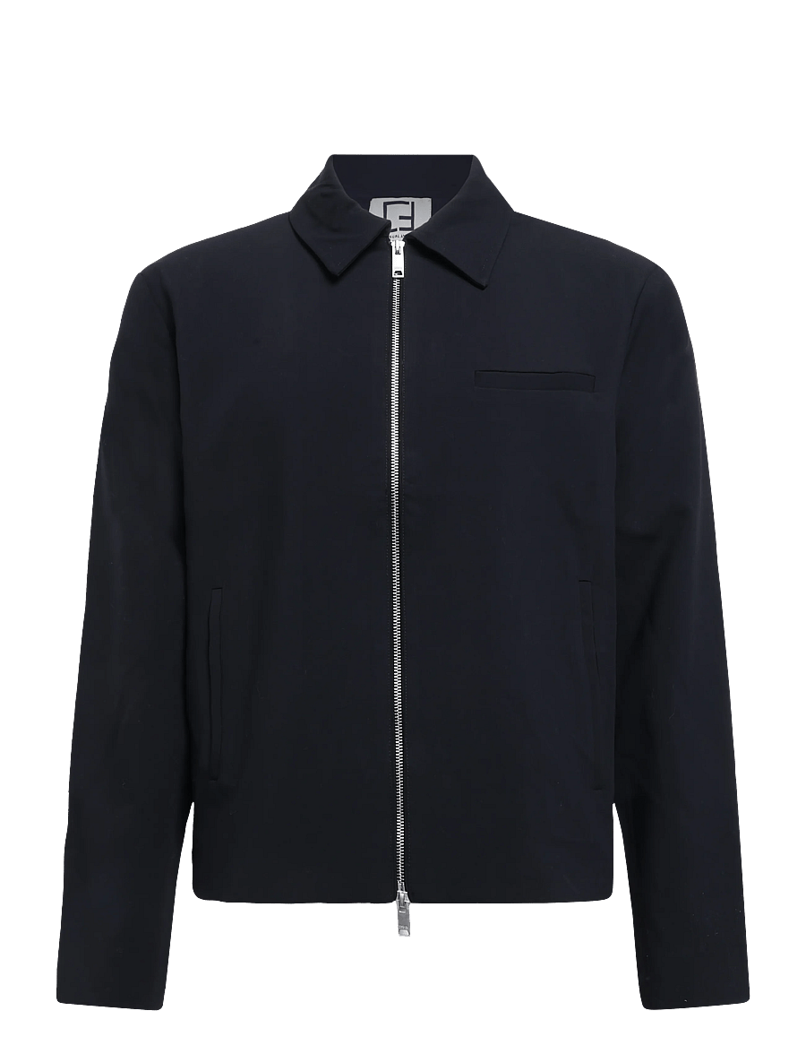 Casual Friday - CFASK 0331 STRETCH SHACKET - herbstjacken - black beauty - 0