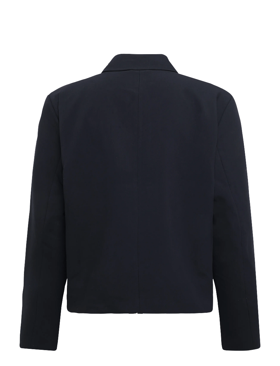 Casual Friday - CFASK 0331 STRETCH SHACKET - herbstjacken - black beauty - 1
