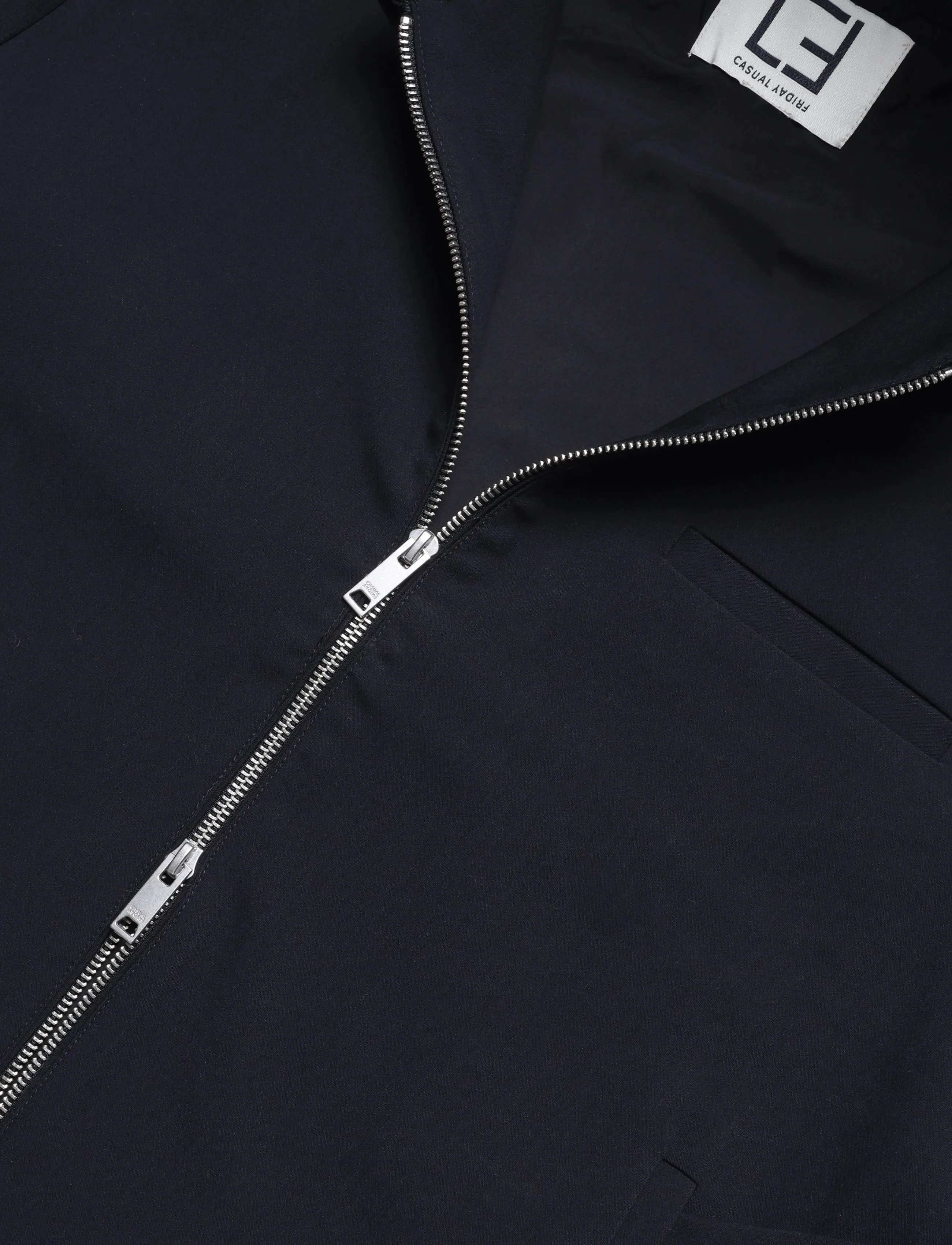 Casual Friday - CFASK 0331 STRETCH SHACKET - herbstjacken - black beauty - 2