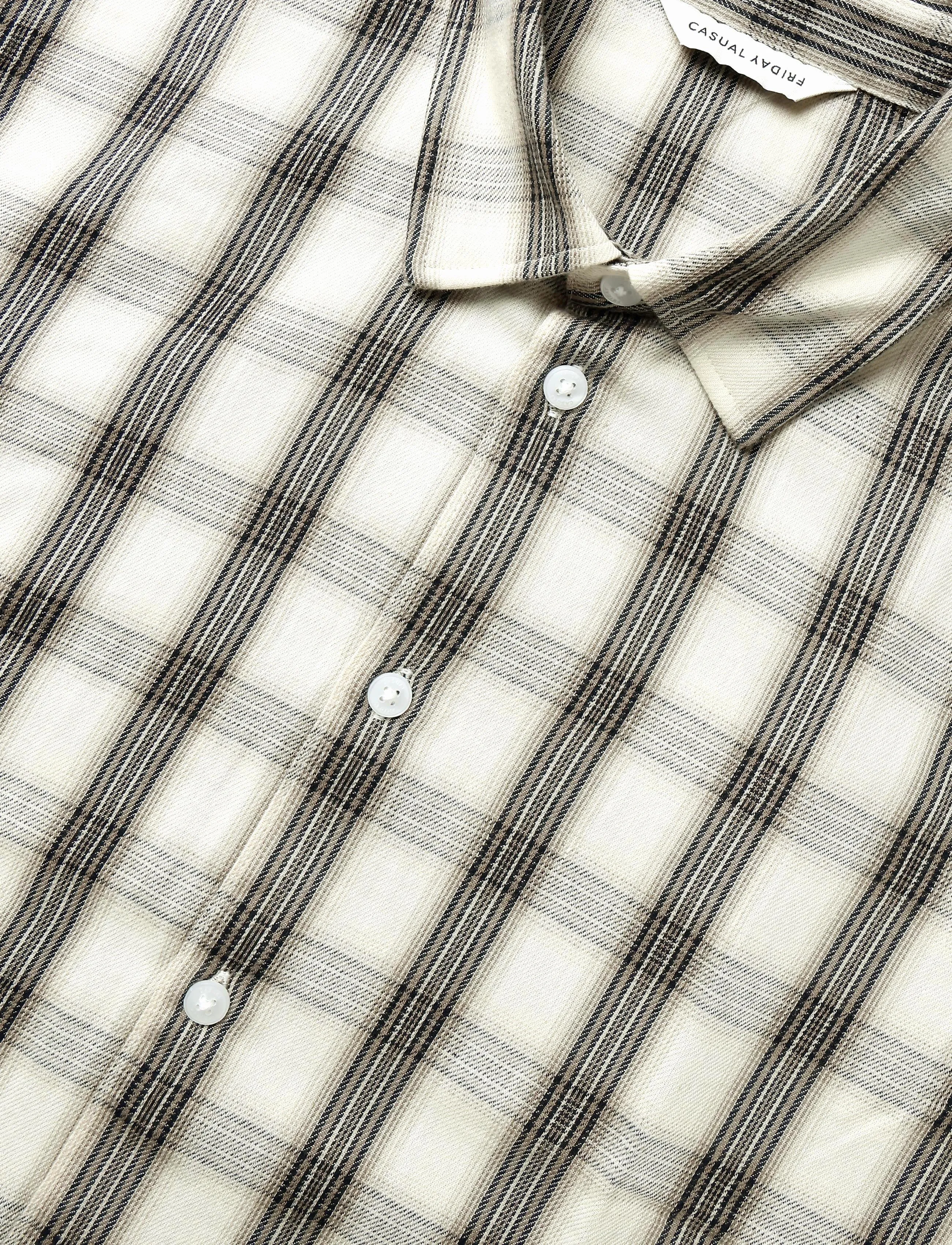 Casual Friday - CFALVAR CHECKED SHIRT - checkered shirts - turtledove check - 2