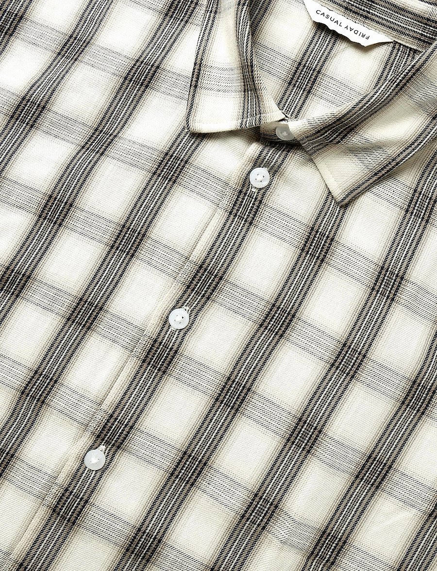 Casual Friday - CFALVAR CHECKED SHIRT - checkered shirts - turtledove check - 2