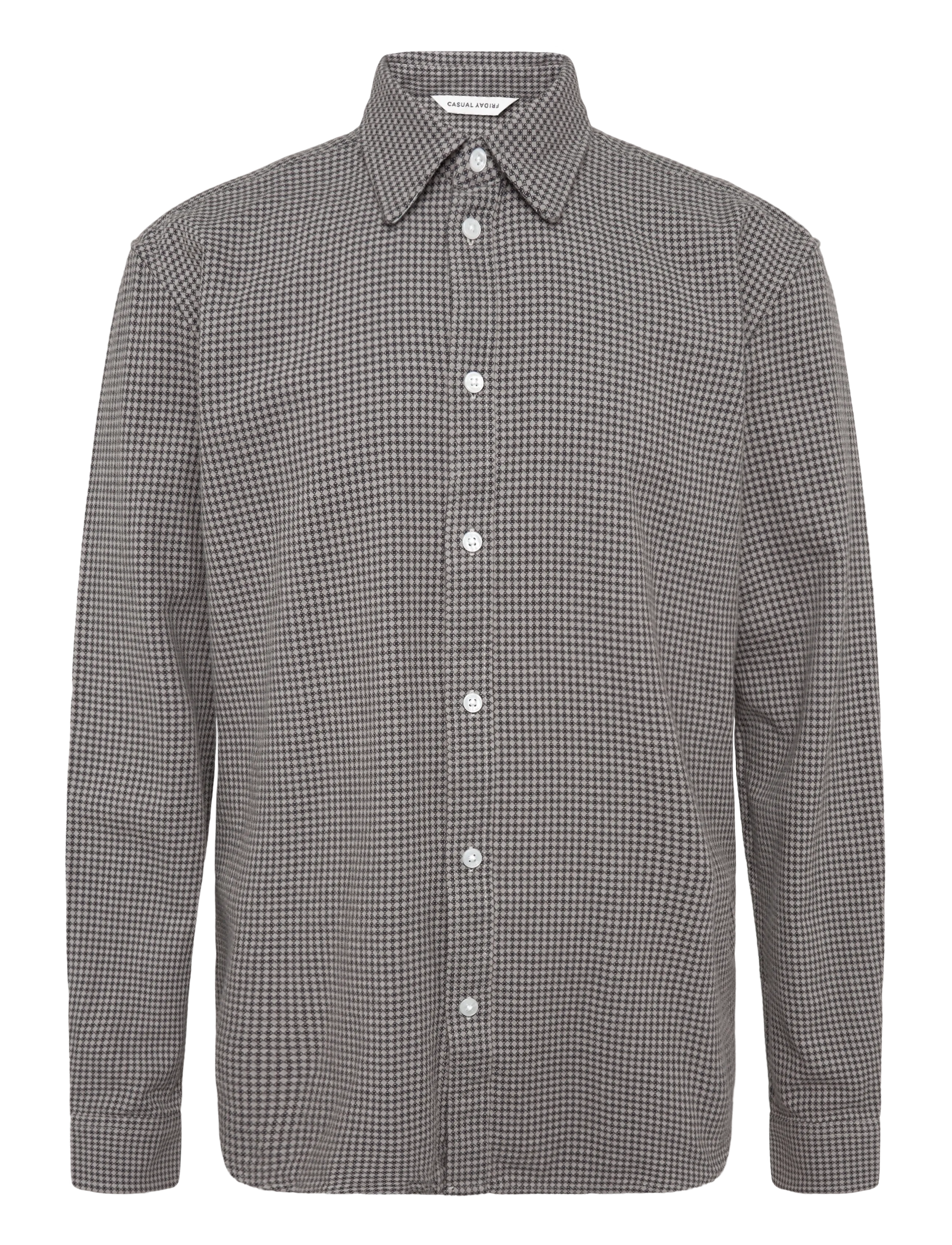 Casual Friday CFARN JAQUARD SHIRT - Shirts - DARK NAVY CHECK / navy
