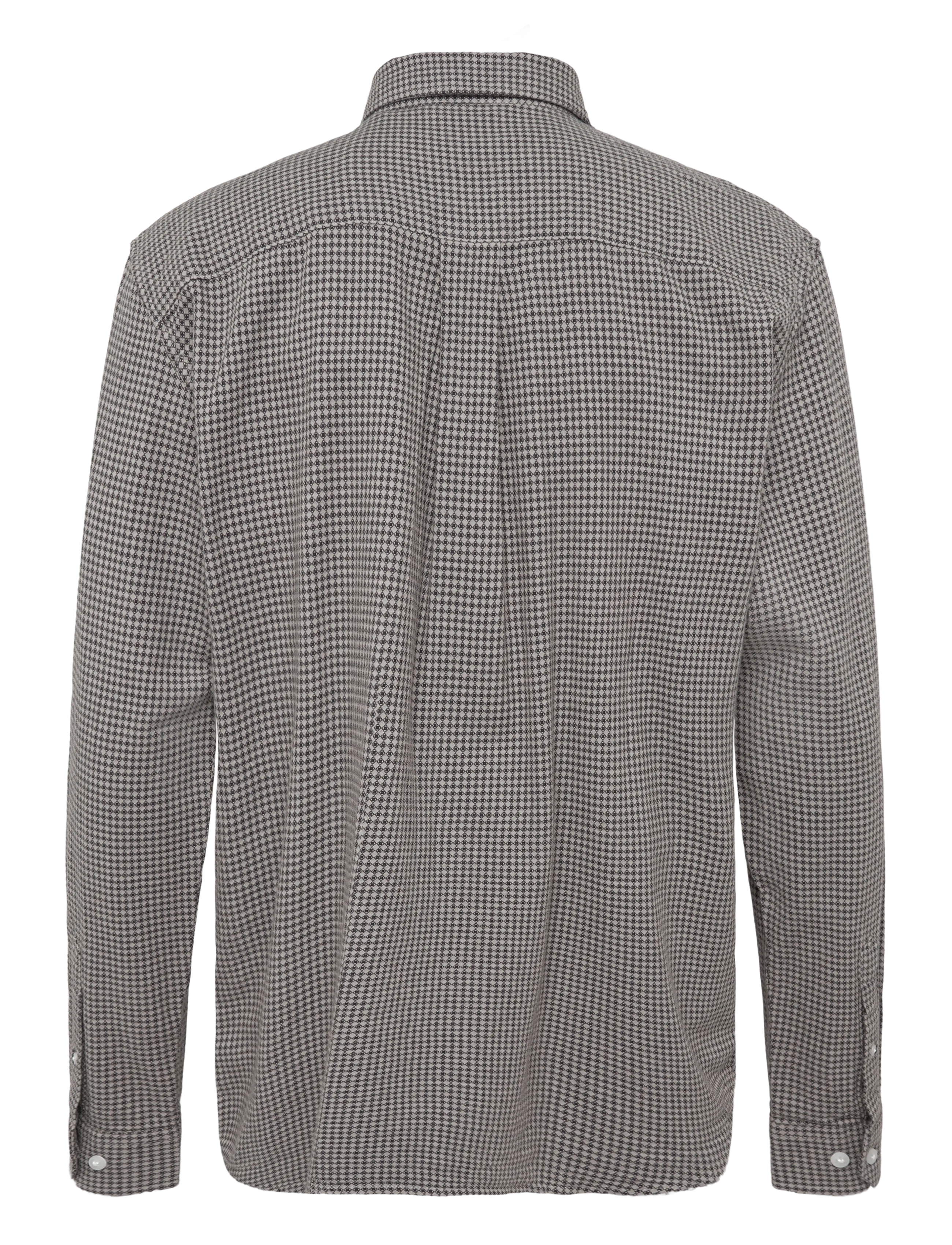 Casual Friday - CFARN JAQUARD SHIRT - pattern shirts - dark navy check - 1