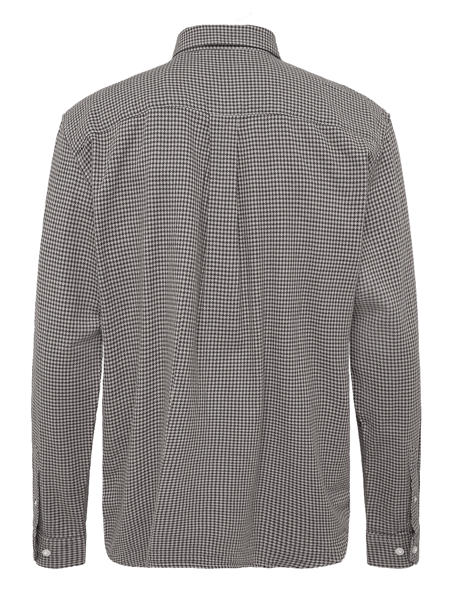 Casual Friday - CFARN JAQUARD SHIRT - pattern shirts - dark navy check - 1