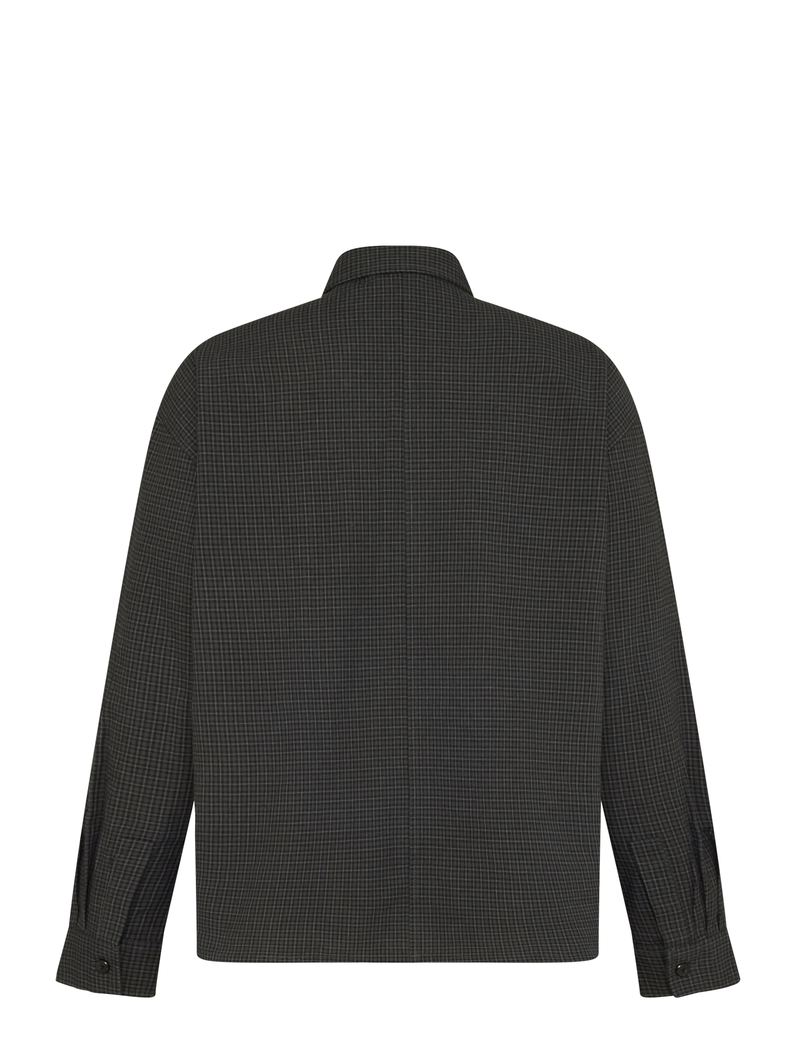 Casual Friday - CFBROR SMALL CHECK BOX SHIRT - karierte hemden - gray pinstripe - 1