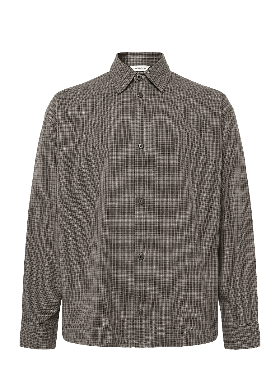 Casual Friday - CFBROR SMALL CHECK BOX SHIRT - checkered shirts - kambaba check - 0
