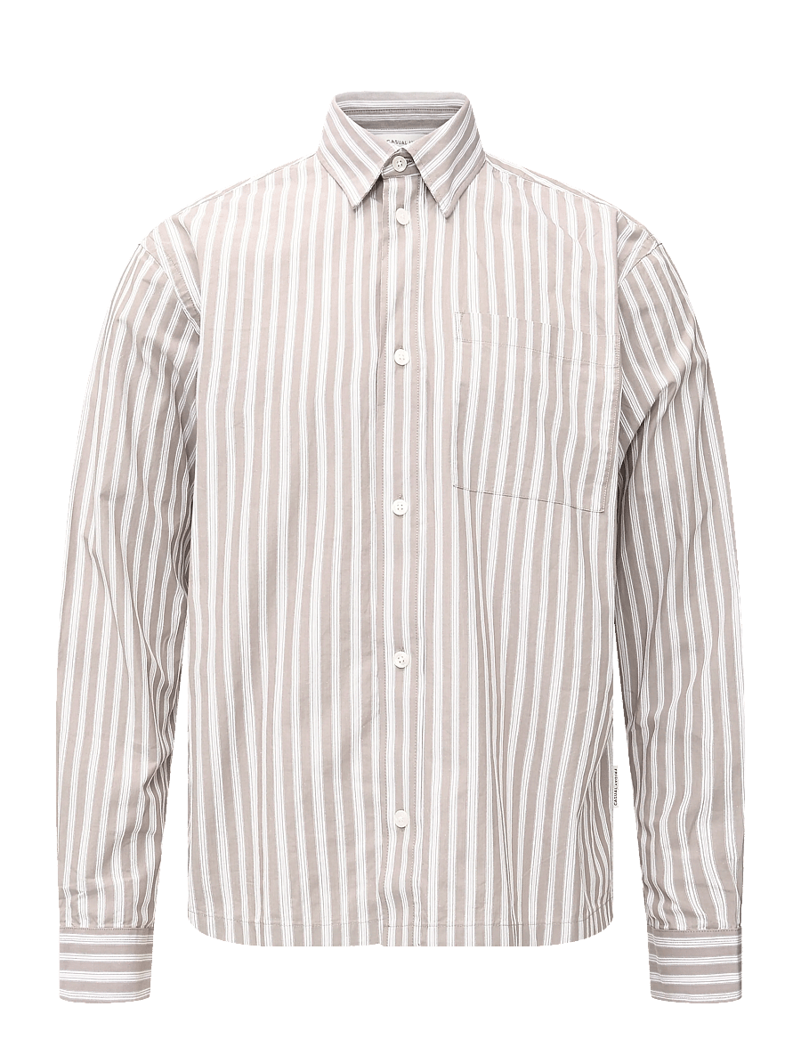 Casual Friday - CFBERRY DOBBY STRIPED SHIRT - triibulised särgid - fallen rock stripe - 0