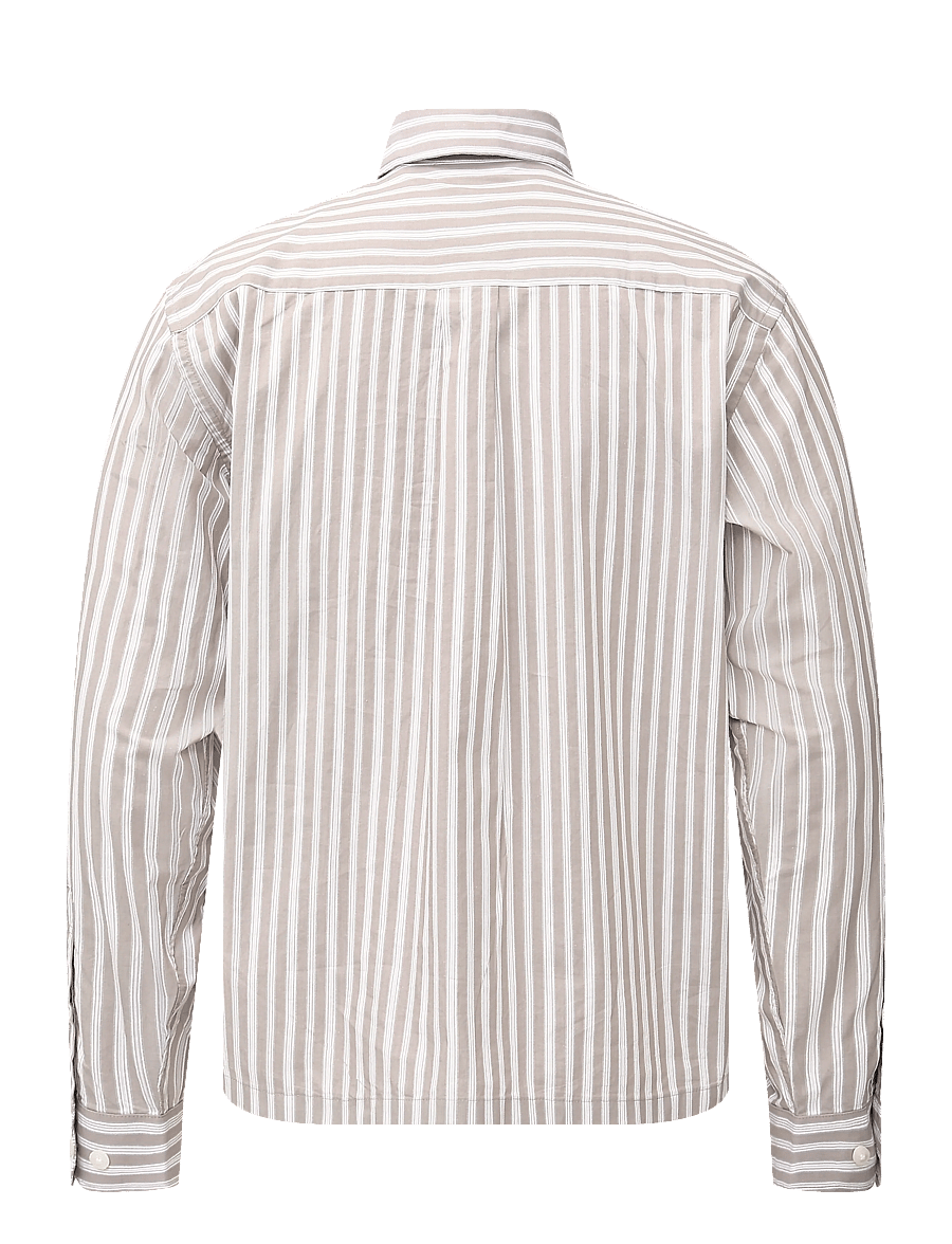 Casual Friday - CFBERRY DOBBY STRIPED SHIRT - triibulised särgid - fallen rock stripe - 1