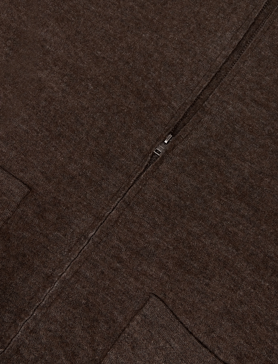 Casual Friday - CFWILLI KNIT CARDIGAN - jackets - seal brown melange - 3