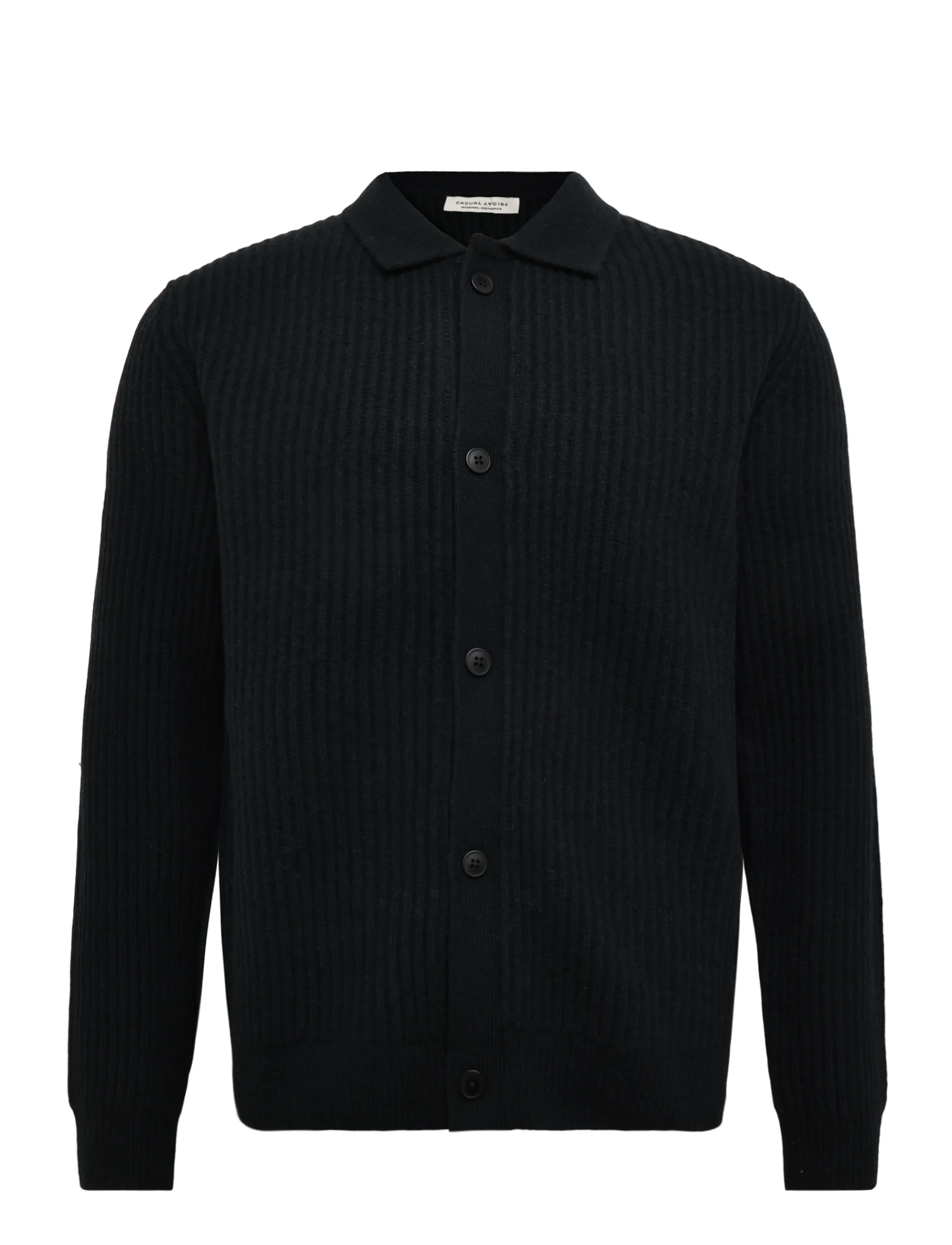 Casual Friday CFALEK 0335 CARDIGAN KNIT - Cardigans - BLACK BEAUTY / black